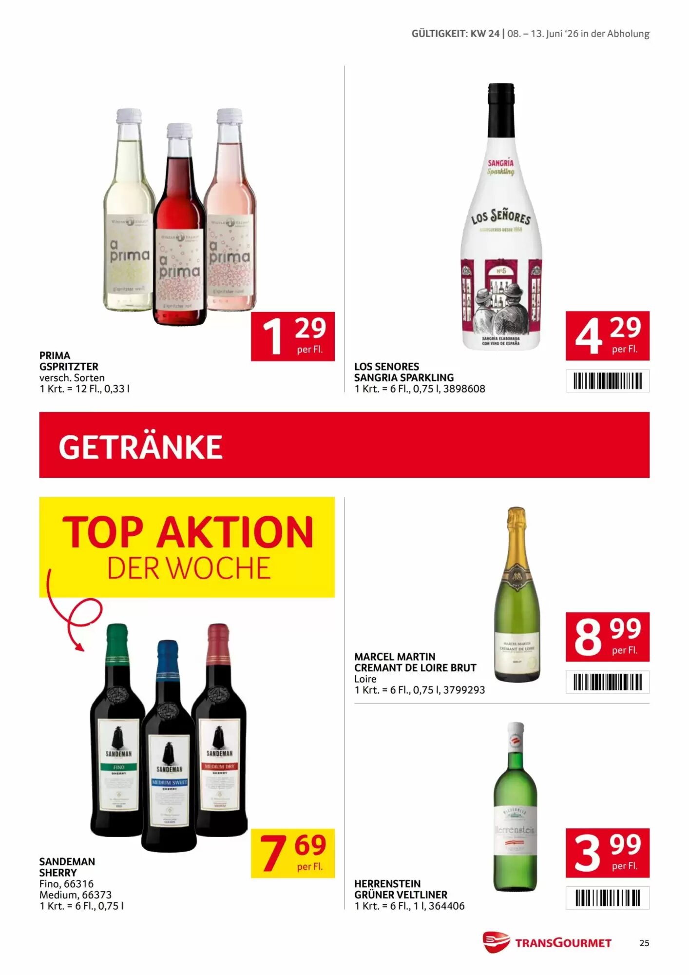 Transgourmet Flugblatt (ab 08.06.2026) - Angebote und Prospekt - Seite 25