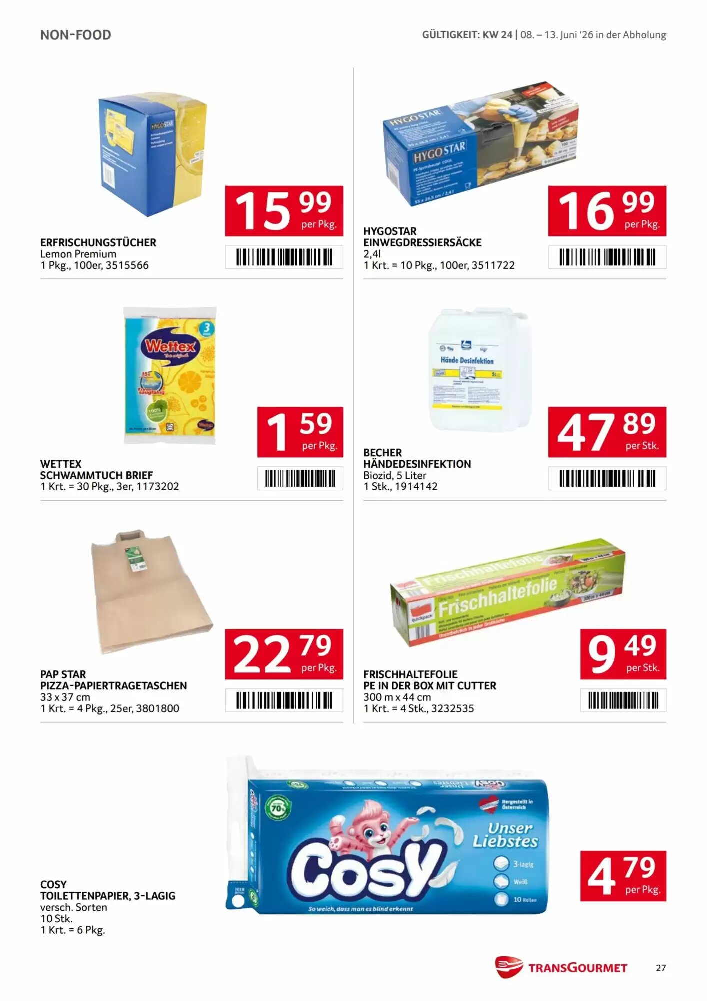 Transgourmet Flugblatt (ab 08.06.2026) - Angebote und Prospekt - Seite 27