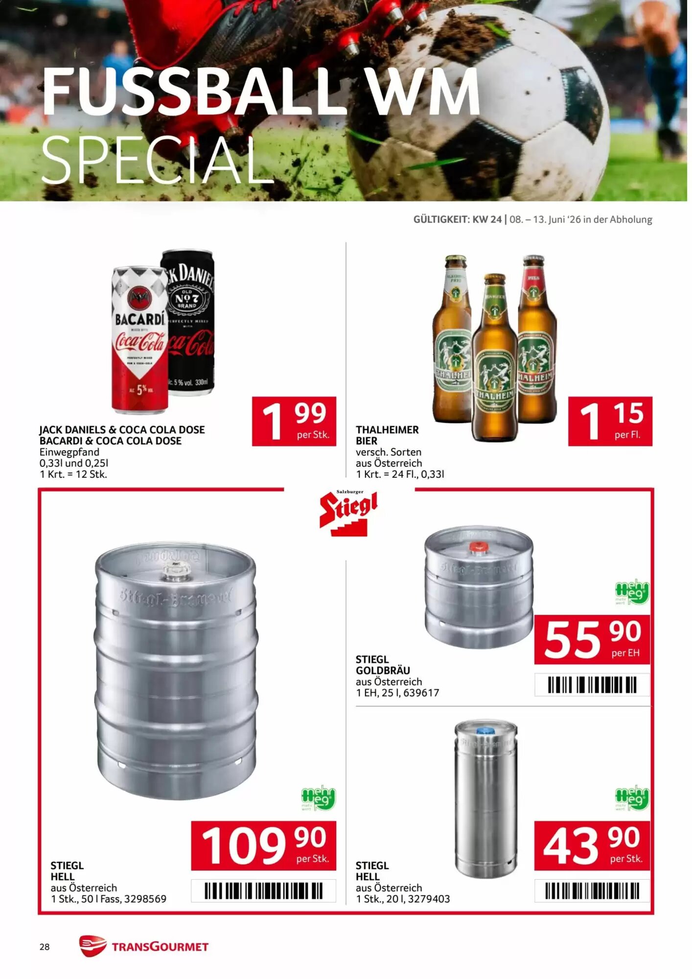Transgourmet Flugblatt (ab 08.06.2026) - Angebote und Prospekt - Seite 28