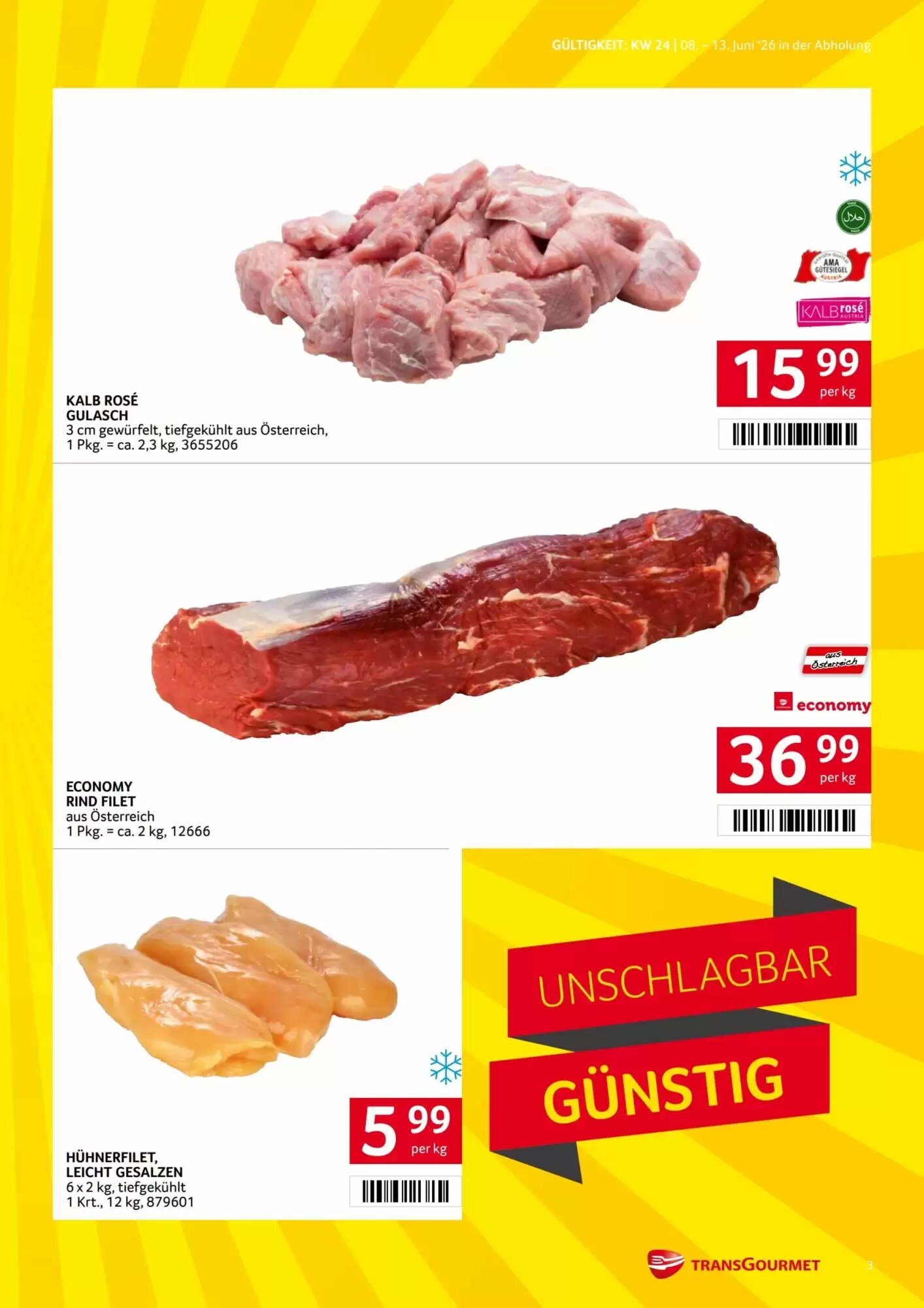 Transgourmet Flugblatt (ab 08.06.2026) - Angebote und Prospekt - Seite 3