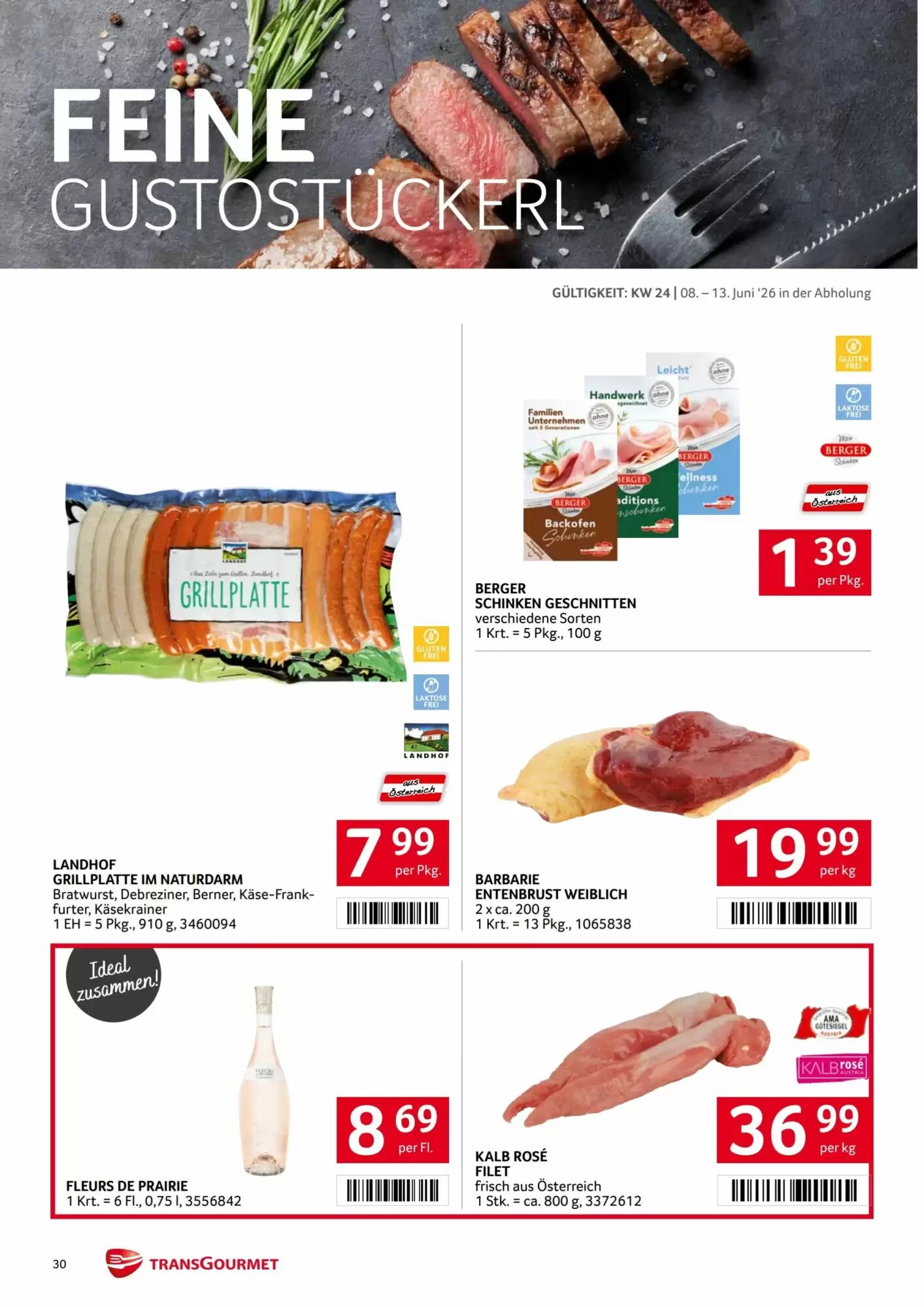 Transgourmet Flugblatt (ab 08.06.2026) - Angebote und Prospekt - Seite 30