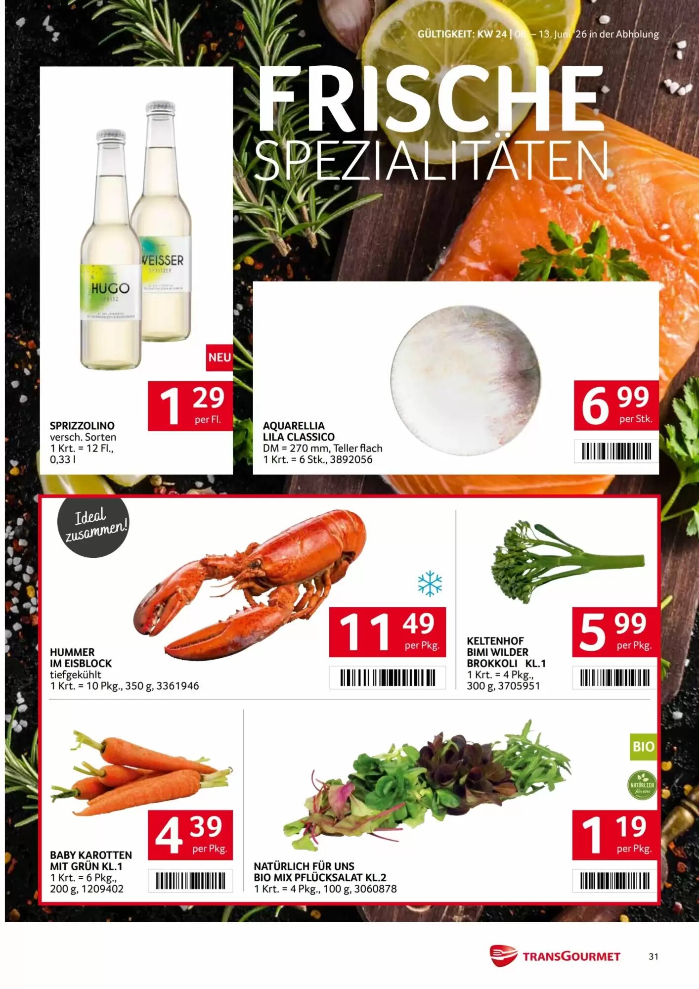 Transgourmet Flugblatt (ab 08.06.2026) - Angebote und Prospekt - Seite 31