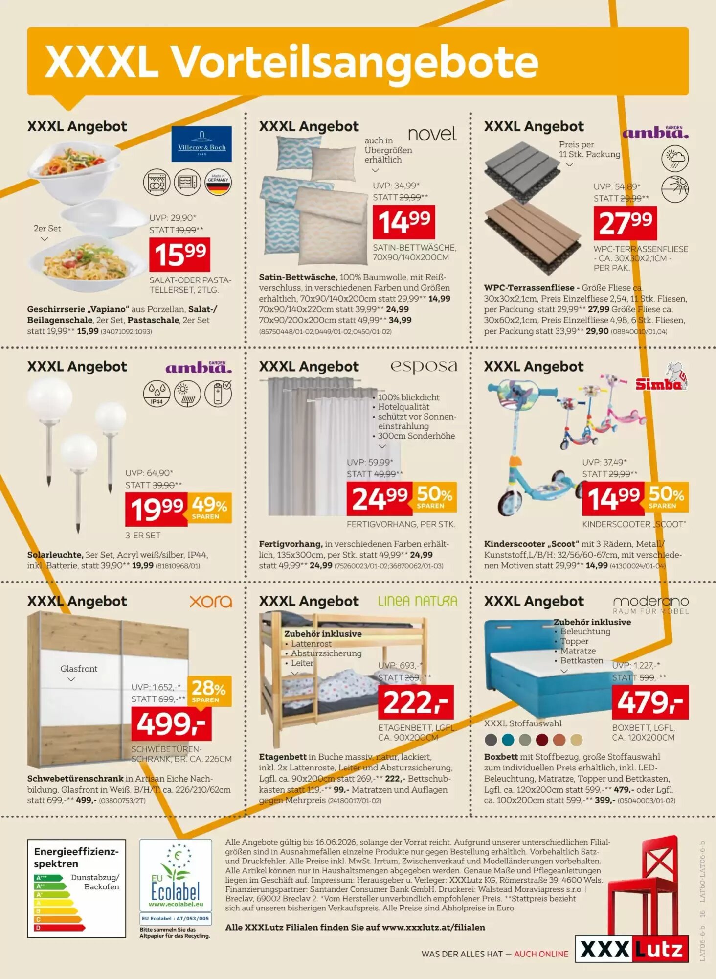 XXXLutz Flugblatt (ab 09.06.2026) - Angebote und Prospekt - Seite 16