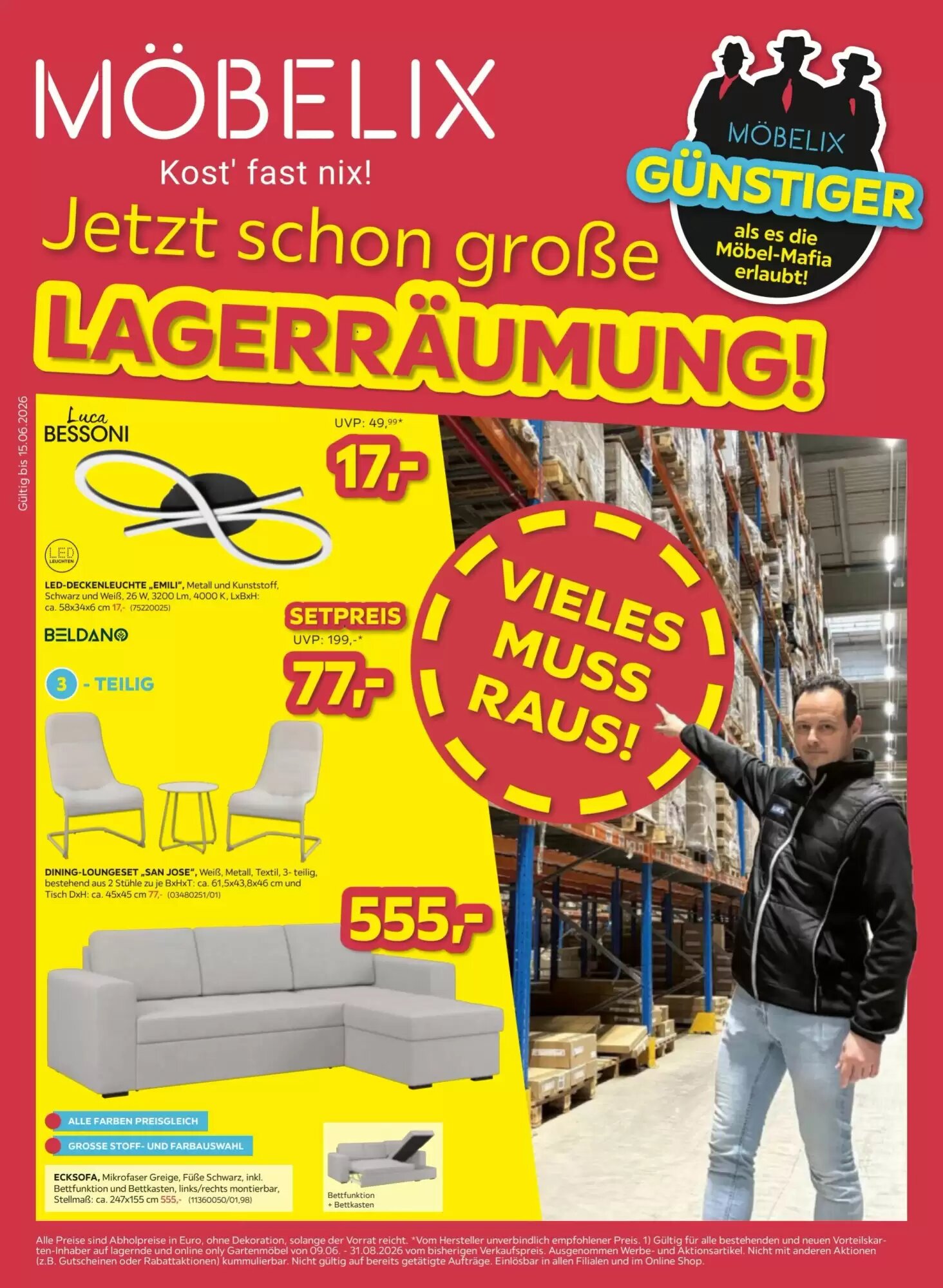 Möbelix Flugblatt (ab 09.06.2026) - Angebote und Prospekt - Seite 1