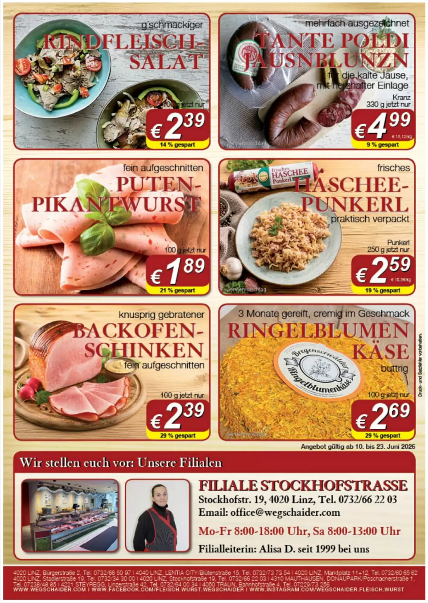 Wegschaider Flugblatt (ab 10.06.2026) - Angebote und Prospekt - Seite 2