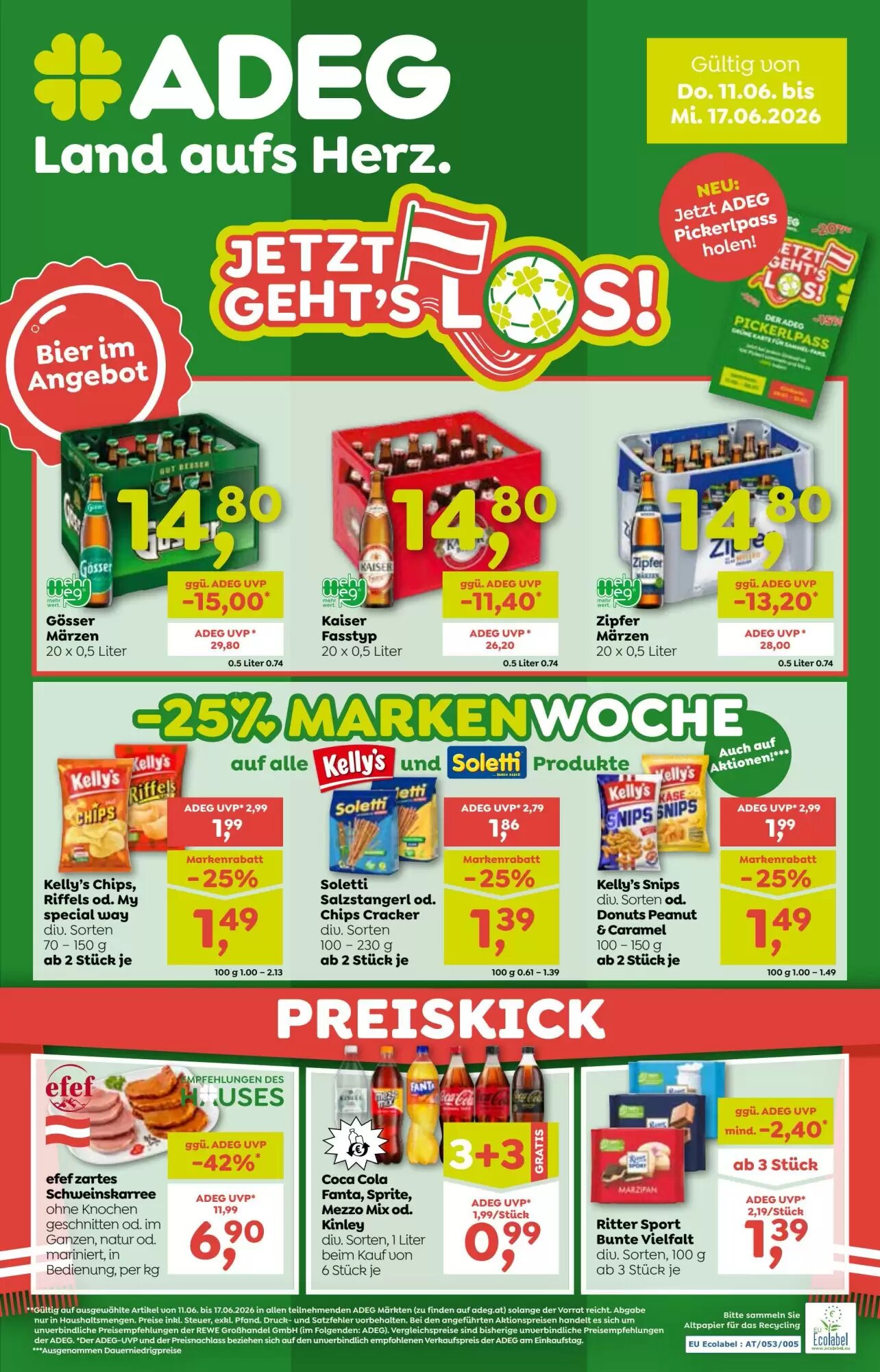 ADEG Flugblatt (ab 11.06.2026) - Angebote und Prospekt - Seite 1