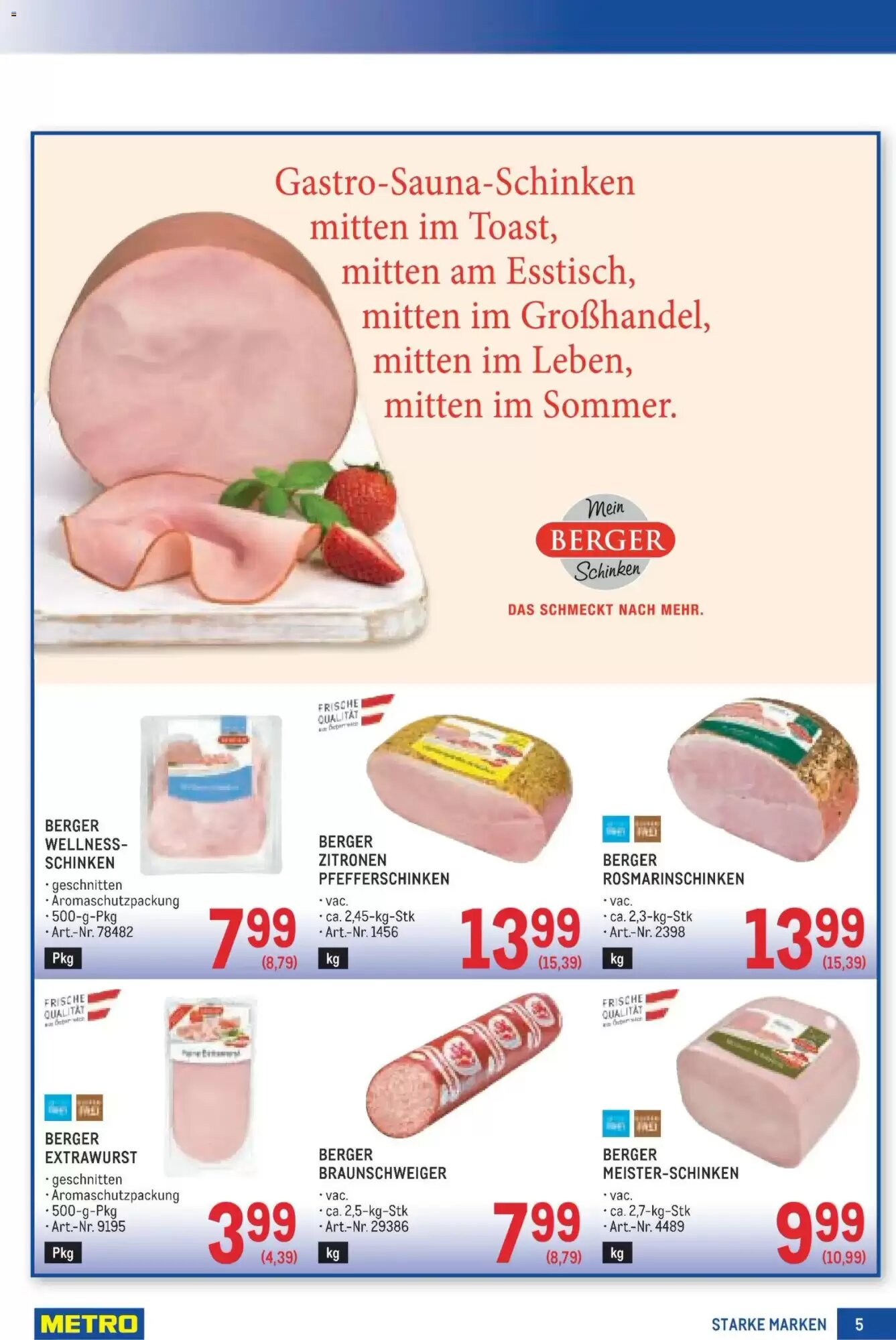 Metro Flugblatt (ab 11.06.2026) - Angebote und Prospekt - Seite 5