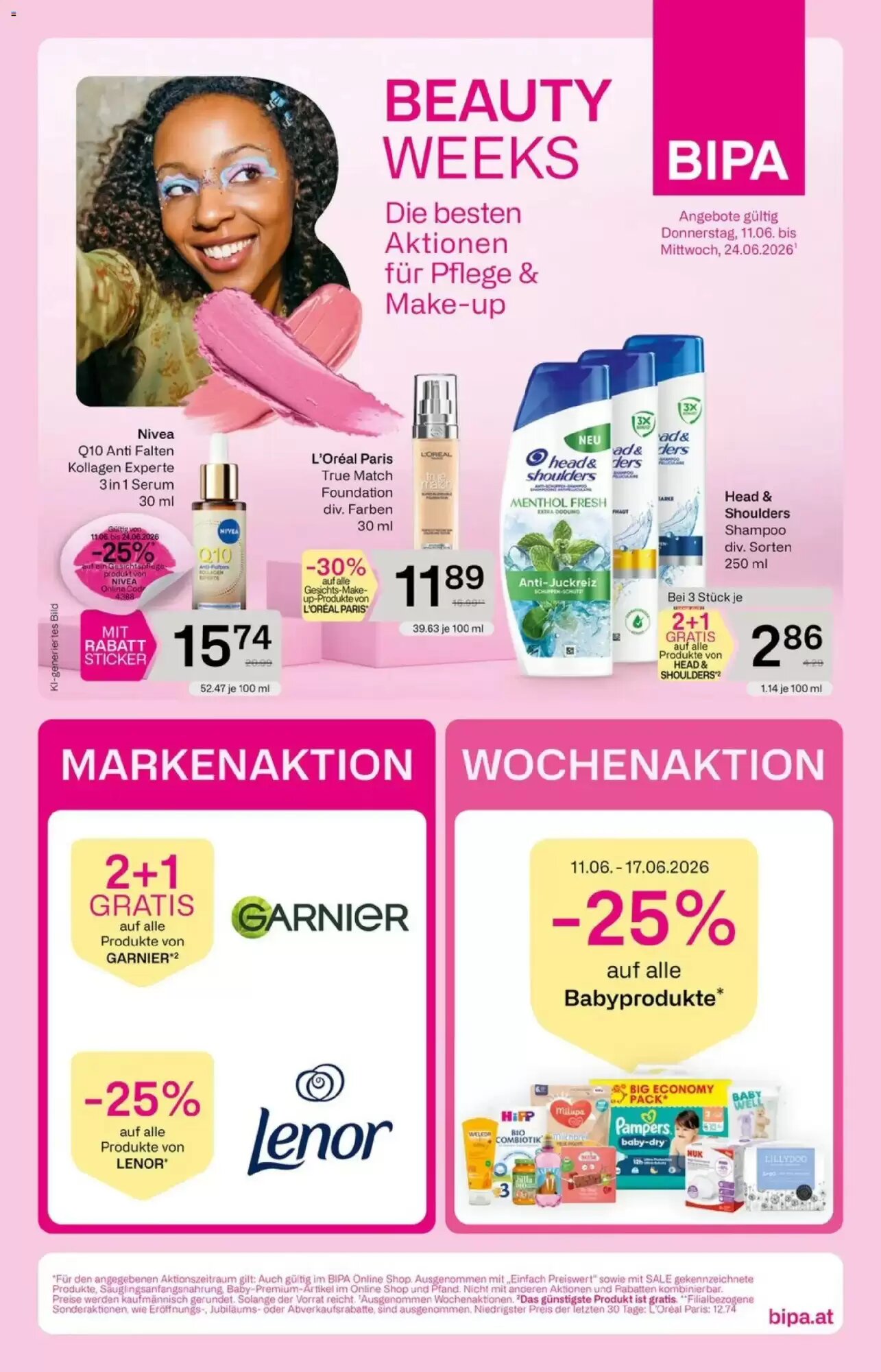 Bipa Flugblatt (ab 11.06.2026) - Angebote und Prospekt - Seite 1