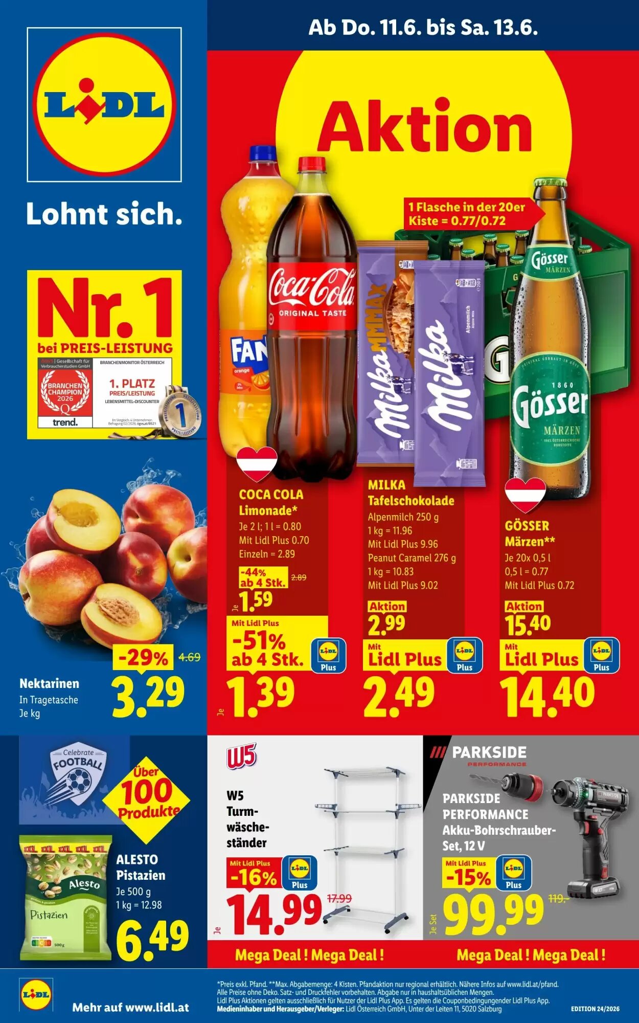 Lidl Flugblatt (ab 11.06.2026) - Angebote und Prospekt - Seite 1