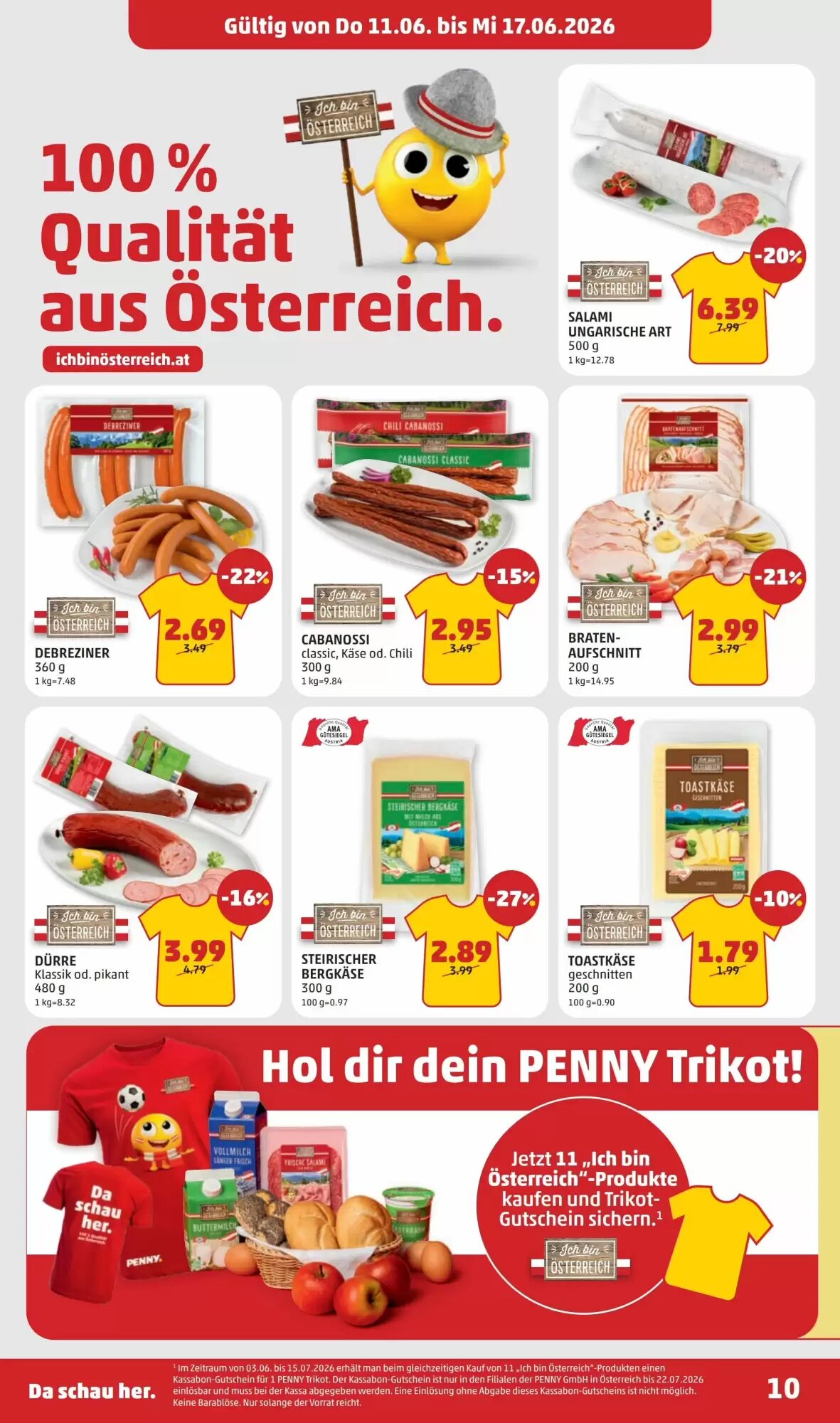 PENNY Flugblatt (ab 11.06.2026) - Angebote und Prospekt - Seite 10