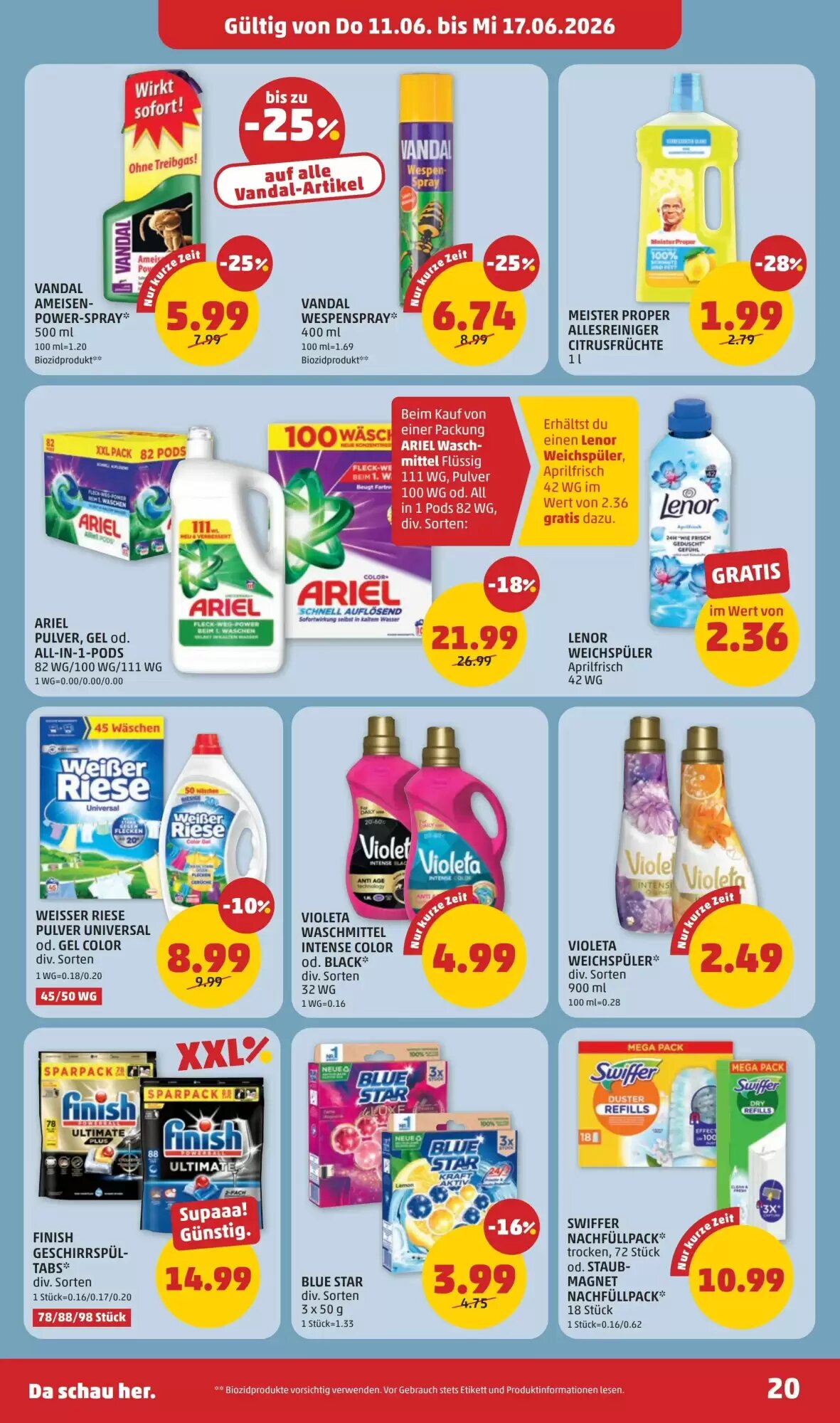 PENNY Flugblatt (ab 11.06.2026) - Angebote und Prospekt - Seite 20