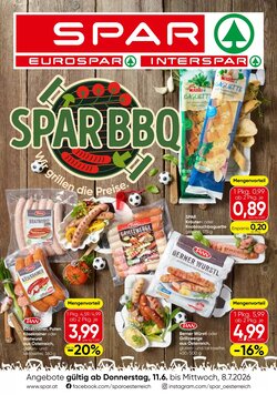 Spar Flugblatt (ab 11.06.2026) - Angebote und Prospekt