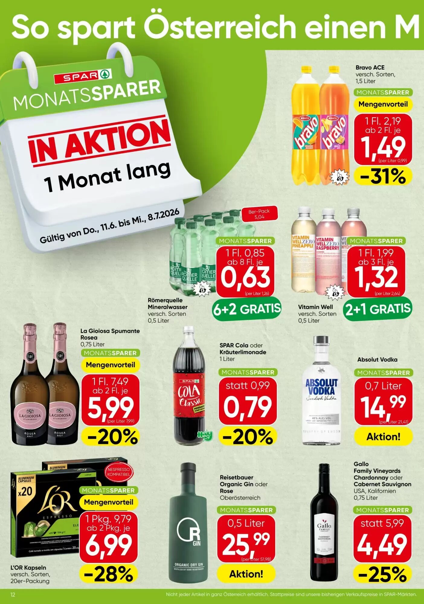 Spar Flugblatt (ab 11.06.2026) - Angebote und Prospekt - Seite 12