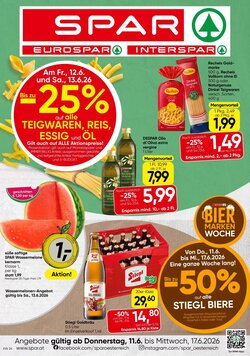 Spar Flugblatt (ab 11.06.2026) - Angebote und Prospekt