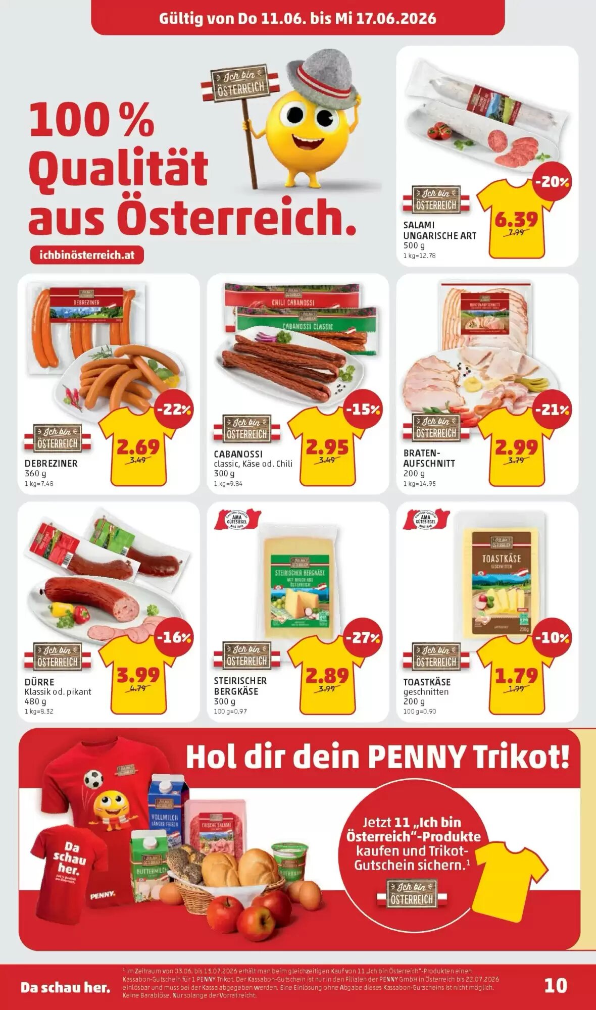 PENNY Flugblatt (ab 11.06.2026) - Angebote und Prospekt - Seite 10