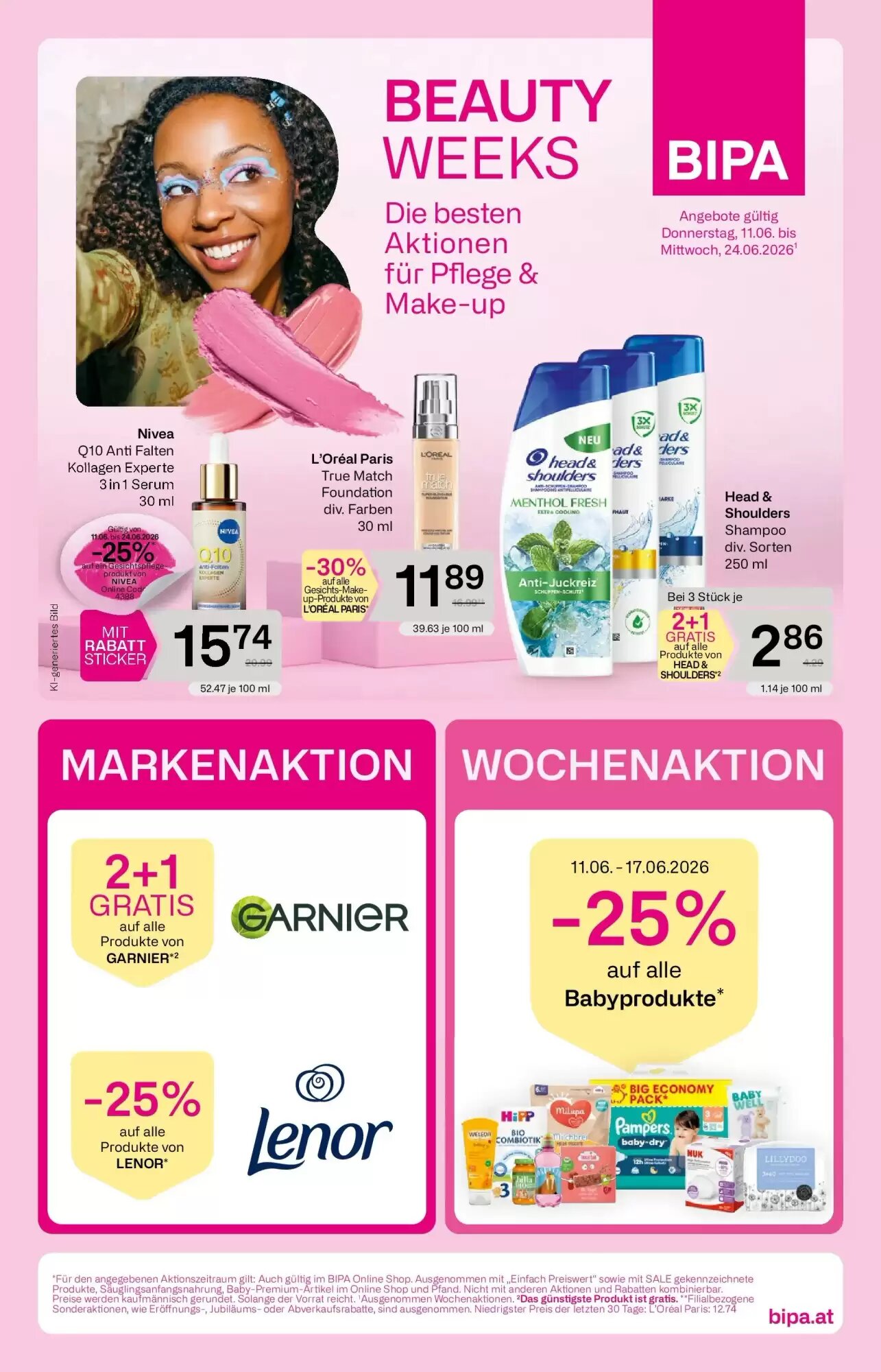 Bipa Flugblatt (ab 11.06.2026) - Angebote und Prospekt - Seite 1