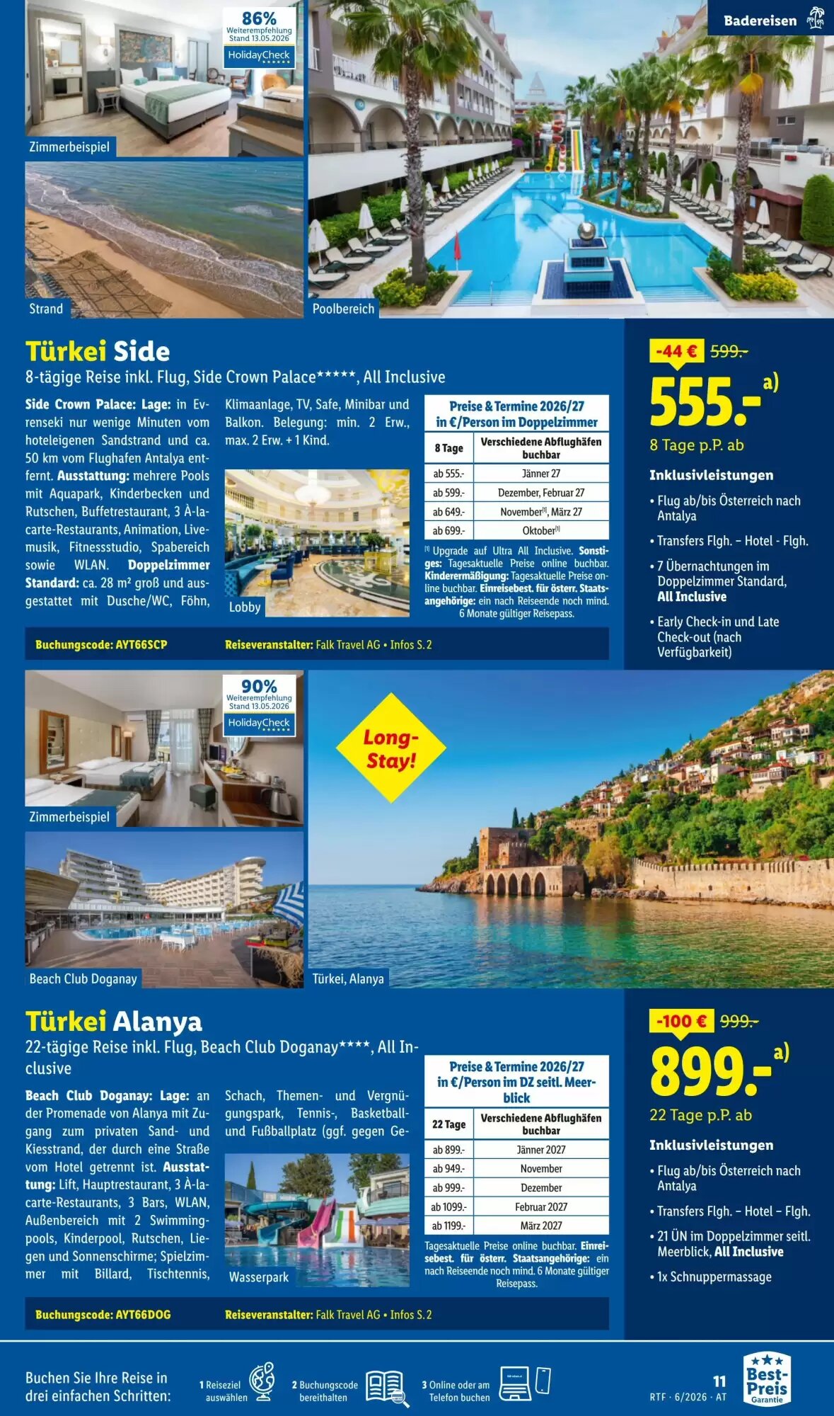 Lidl Reisen Flugblatt (ab 13.06.2026) - Angebote und Prospekt - Seite 11