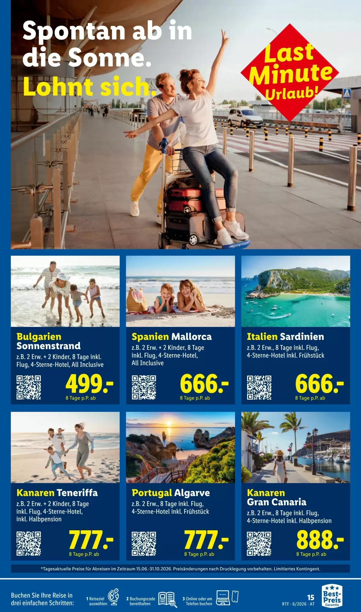 Lidl Reisen Flugblatt (ab 13.06.2026) - Angebote und Prospekt - Seite 15