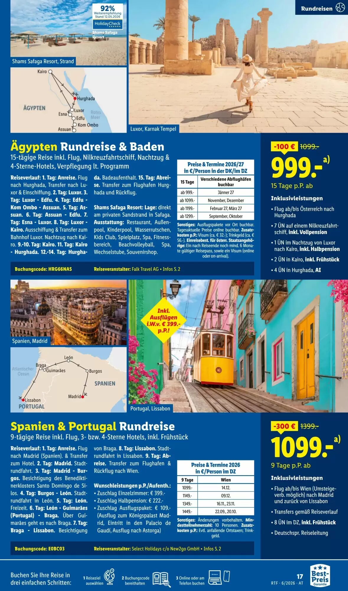 Lidl Reisen Flugblatt (ab 13.06.2026) - Angebote und Prospekt - Seite 17