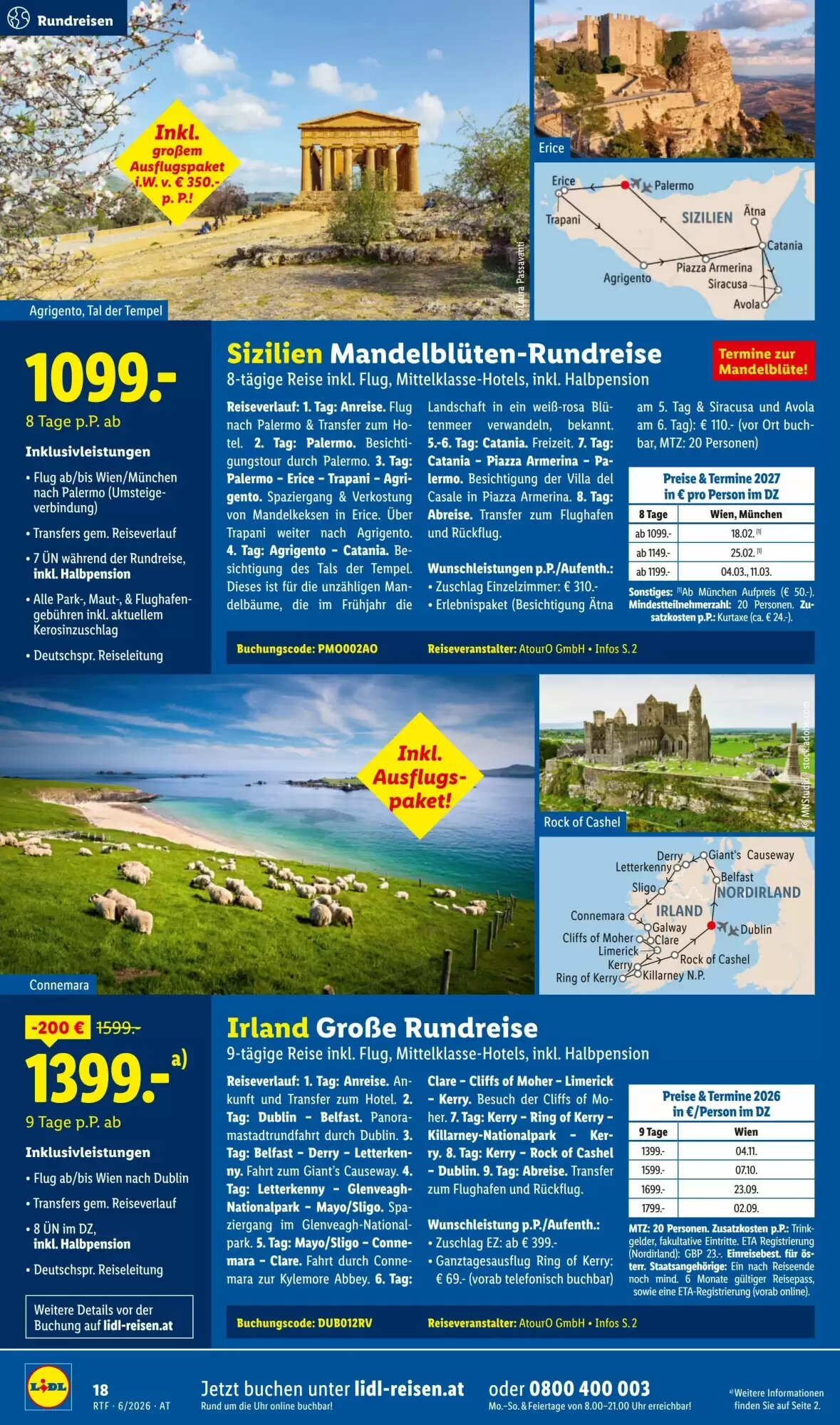 Lidl Reisen Flugblatt (ab 13.06.2026) - Angebote und Prospekt - Seite 18