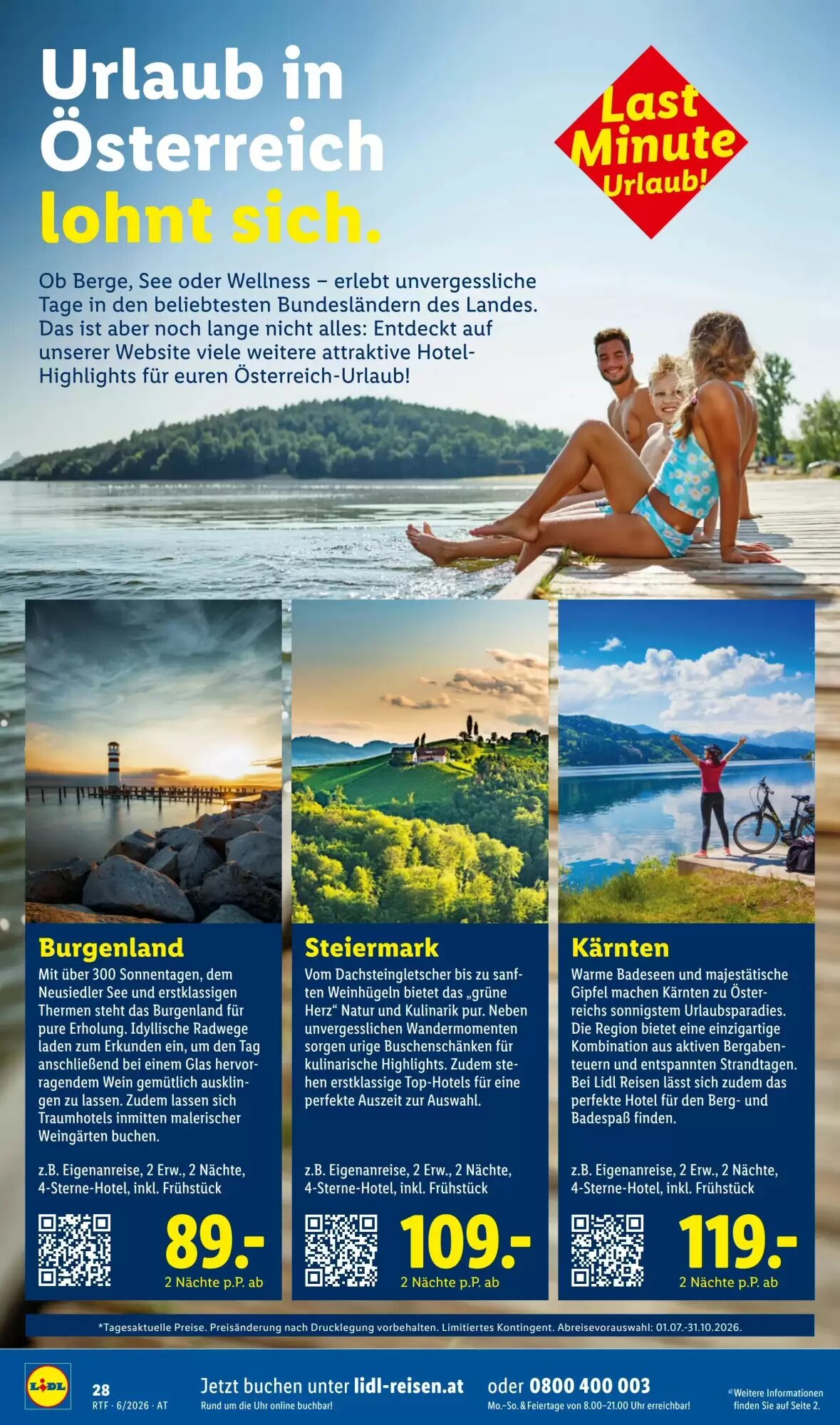 Lidl Reisen Flugblatt (ab 13.06.2026) - Angebote und Prospekt - Seite 28