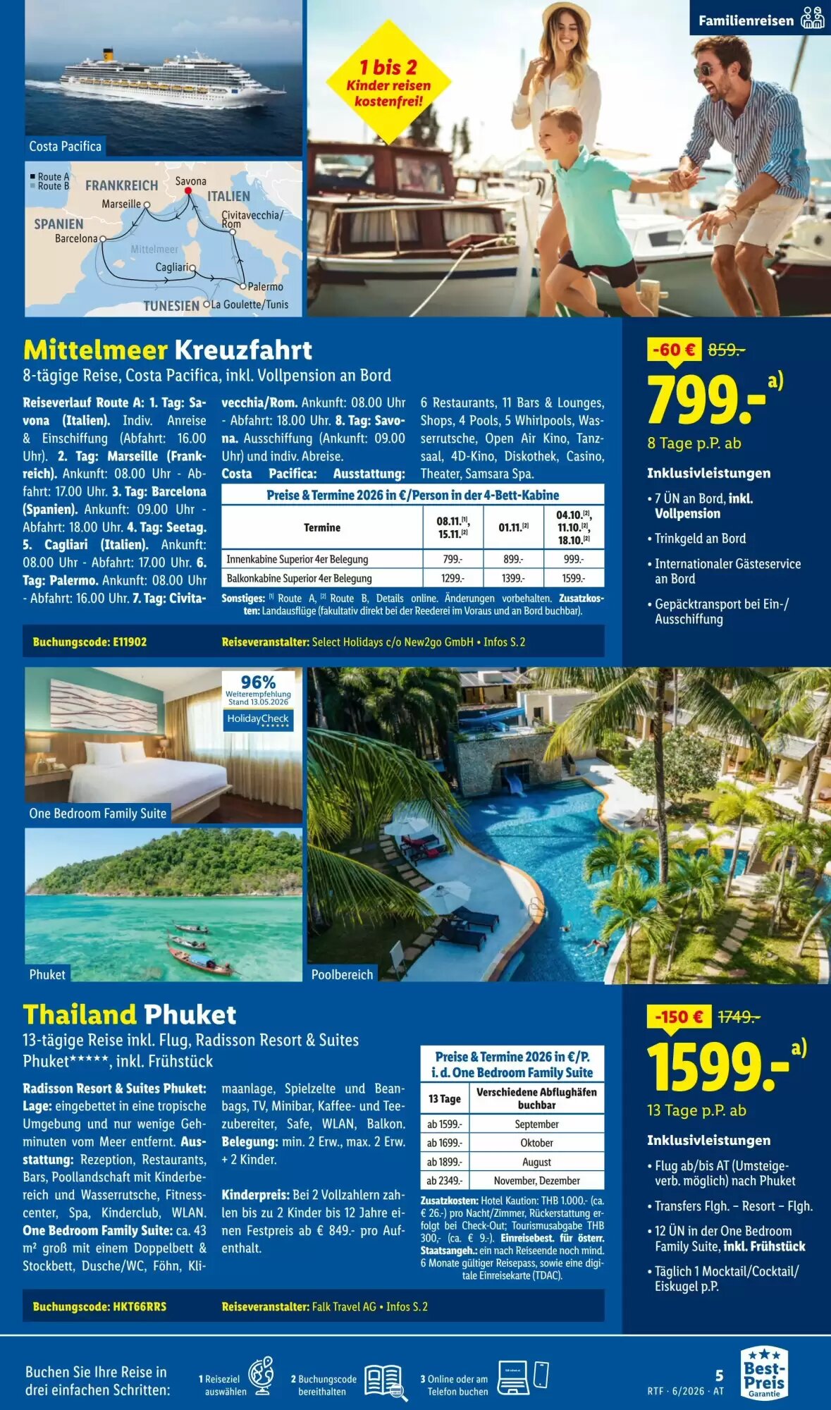 Lidl Reisen Flugblatt (ab 13.06.2026) - Angebote und Prospekt - Seite 5