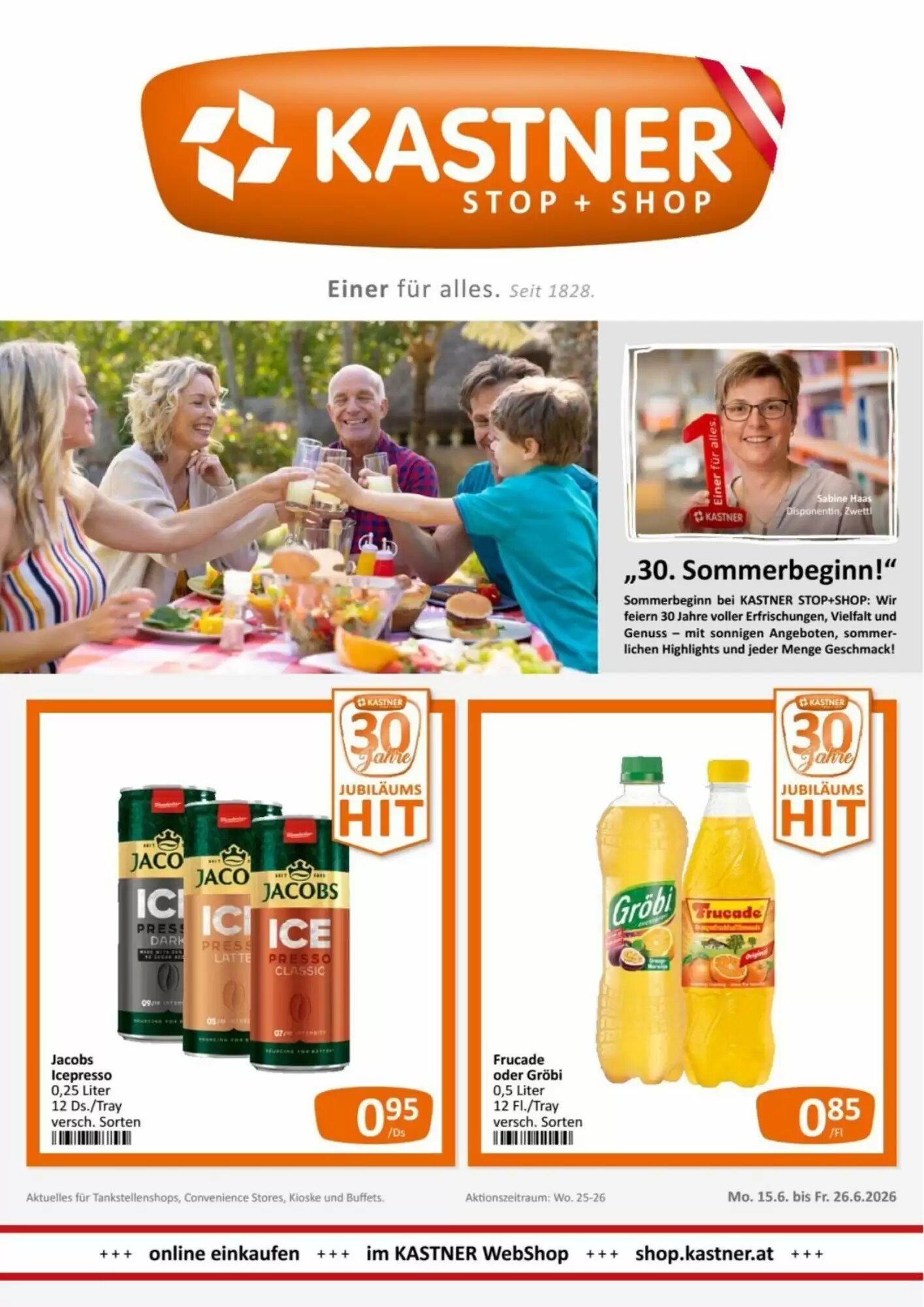 Kastner Flugblatt (ab 15.06.2026) - Angebote und Prospekt - Seite 1