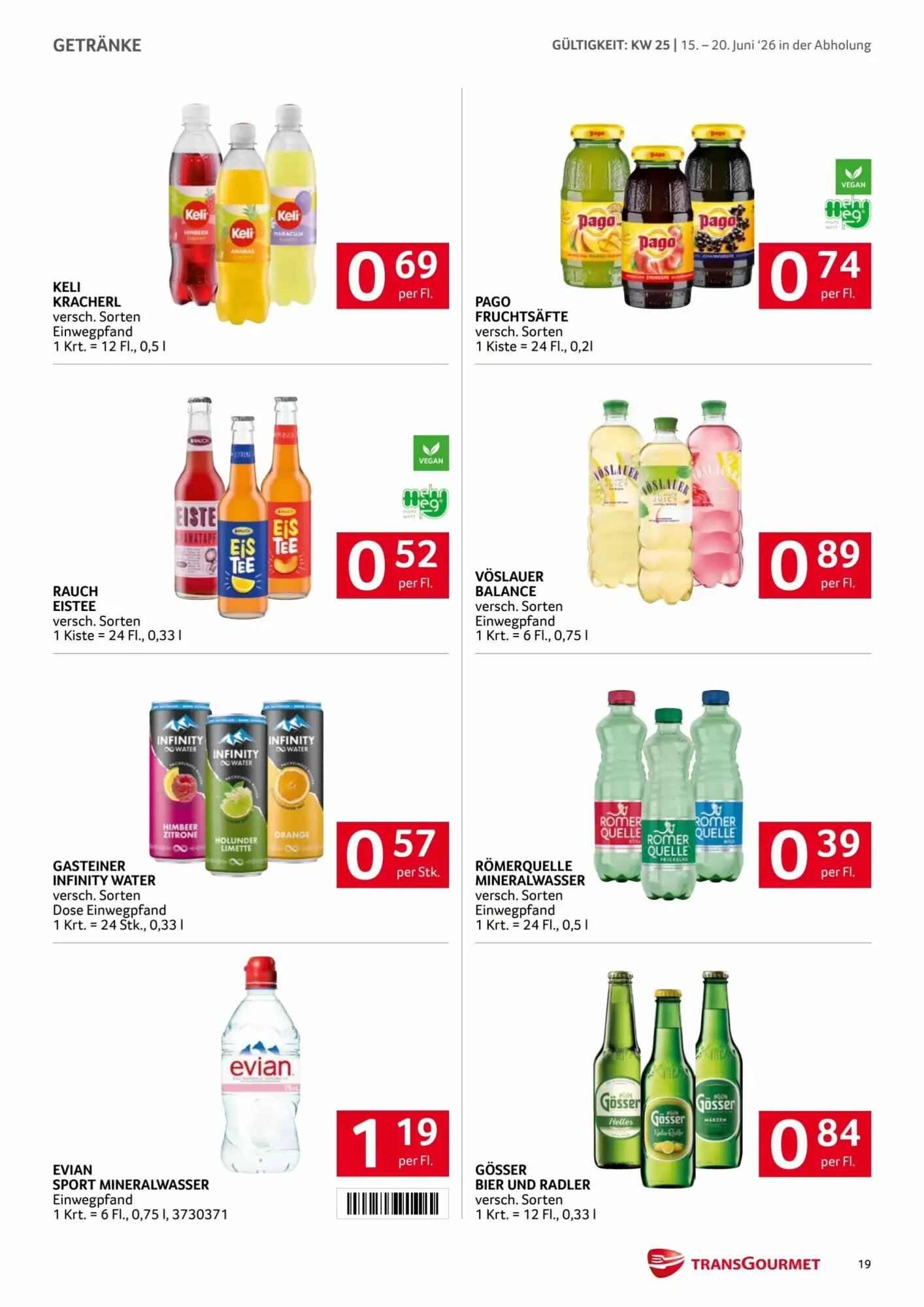 Transgourmet Flugblatt (ab 15.06.2026) - Angebote und Prospekt - Seite 19