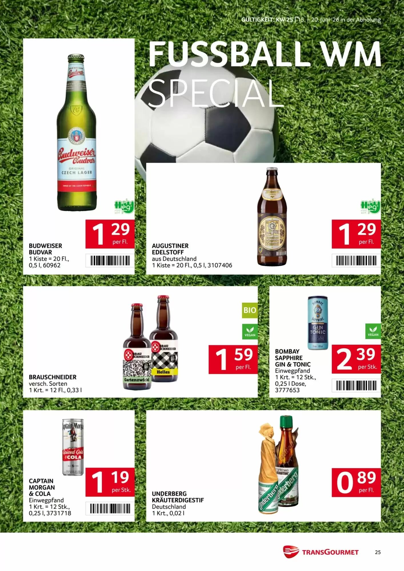 Transgourmet Flugblatt (ab 15.06.2026) - Angebote und Prospekt - Seite 25