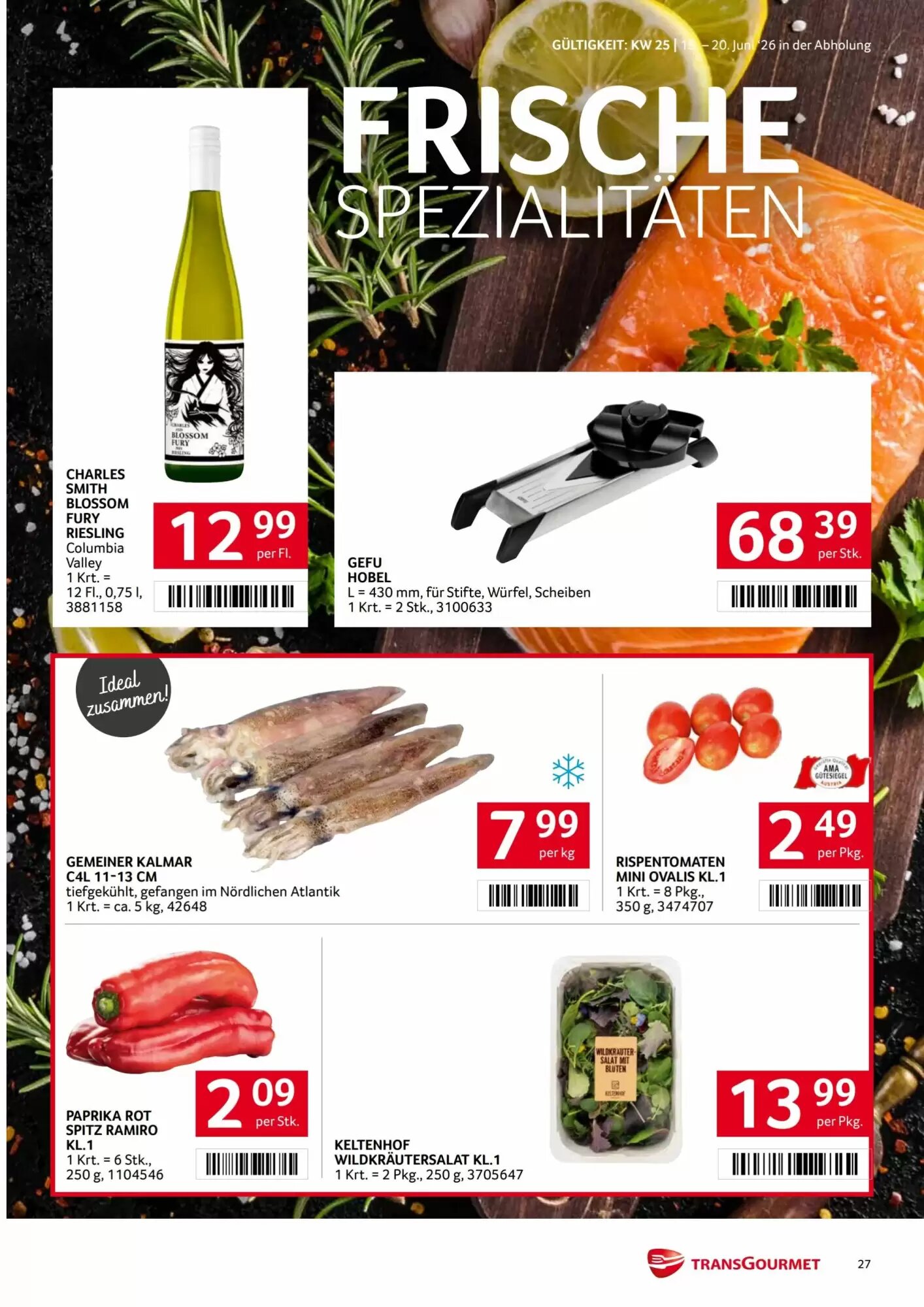 Transgourmet Flugblatt (ab 15.06.2026) - Angebote und Prospekt - Seite 27