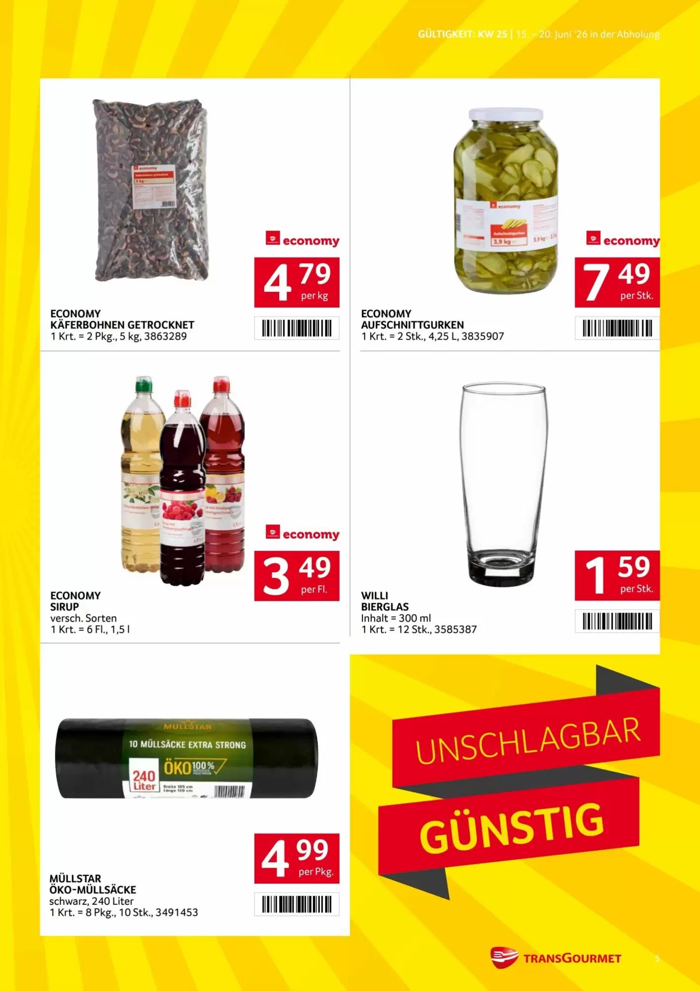 Transgourmet Flugblatt (ab 15.06.2026) - Angebote und Prospekt - Seite 5