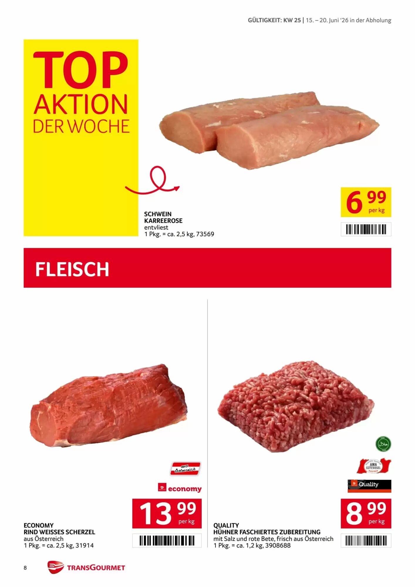 Transgourmet Flugblatt (ab 15.06.2026) - Angebote und Prospekt - Seite 8
