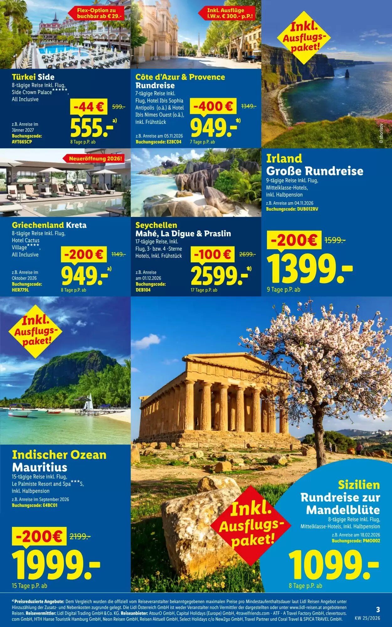 Lidl Reisen Flugblatt (ab 15.06.2026) - Angebote und Prospekt - Seite 3