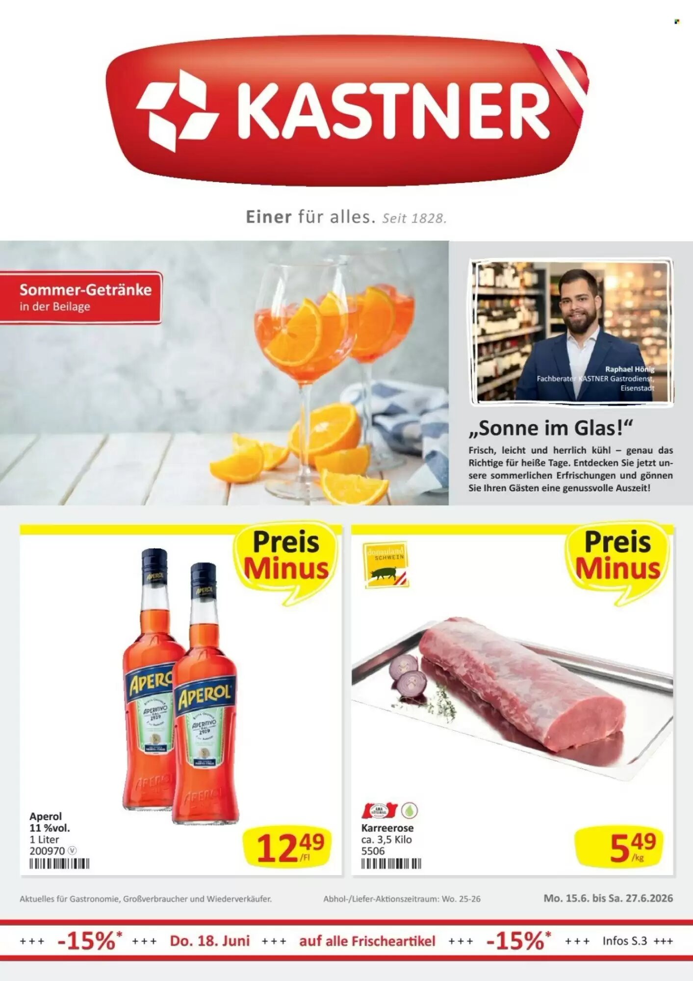 Kastner Flugblatt (ab 15.06.2026) - Angebote und Prospekt - Seite 1