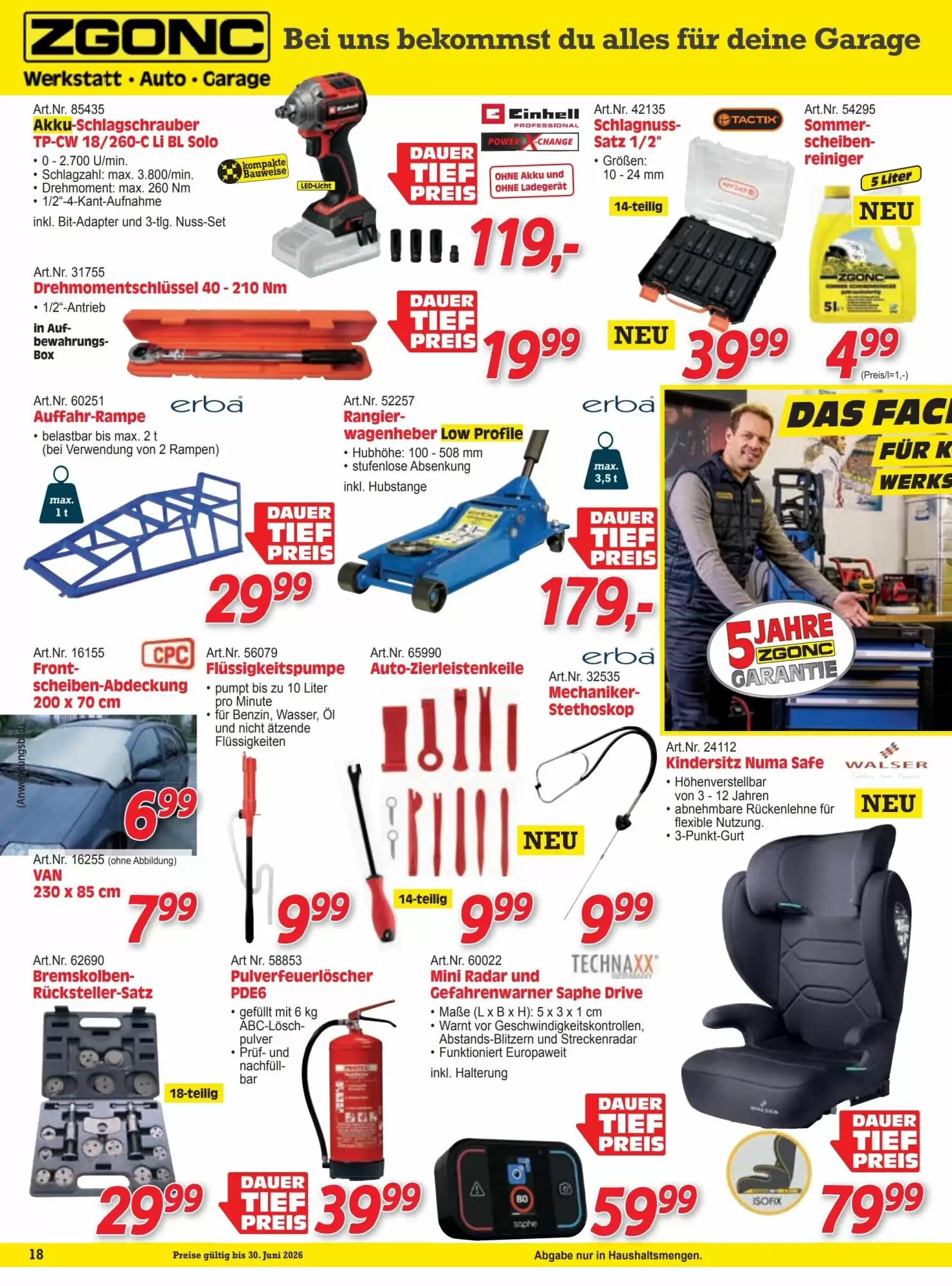 Zgonc Flugblatt (ab 16.06.2026) - Angebote und Prospekt - Seite 18