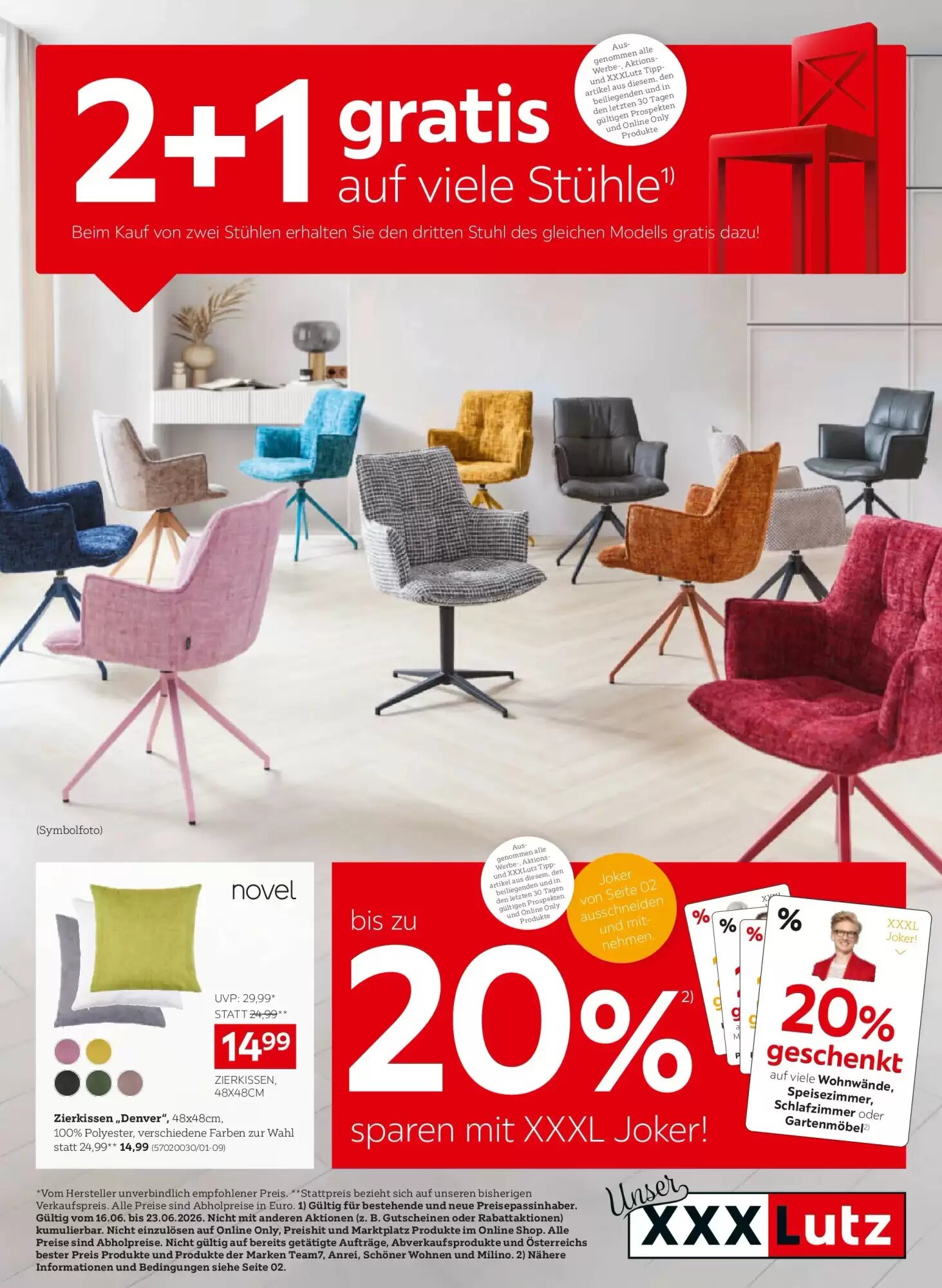 XXXLutz Flugblatt (ab 16.06.2026) - Angebote und Prospekt - Seite 1