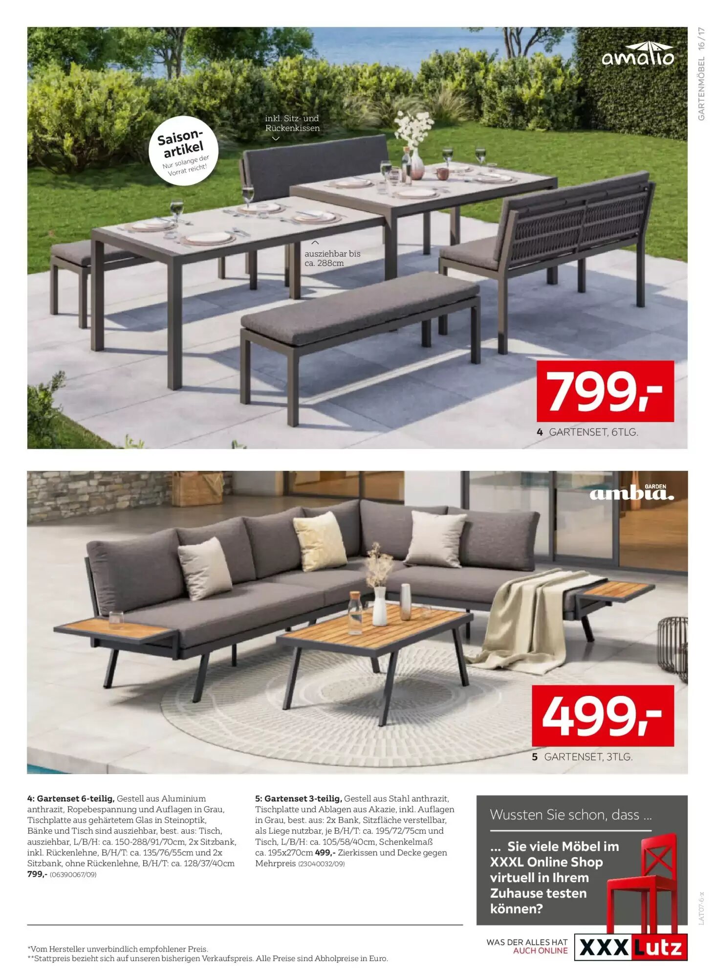 XXXLutz Flugblatt (ab 16.06.2026) - Angebote und Prospekt - Seite 17
