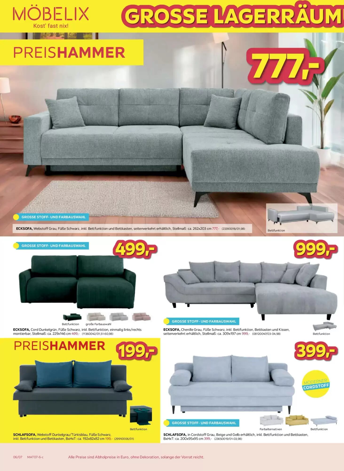 Möbelix Flugblatt (ab 16.06.2026) - Angebote und Prospekt - Seite 6