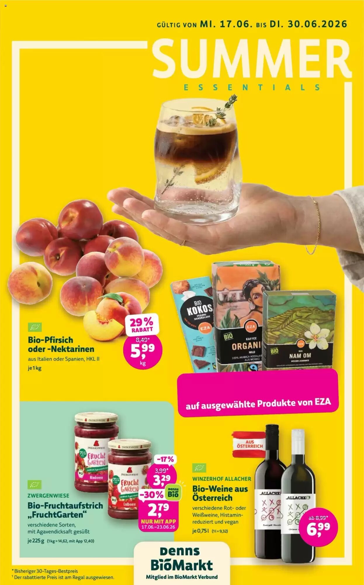 Denn's Biomarkt Flugblatt (ab 17.06.2026) - Angebote und Prospekt - Seite 1