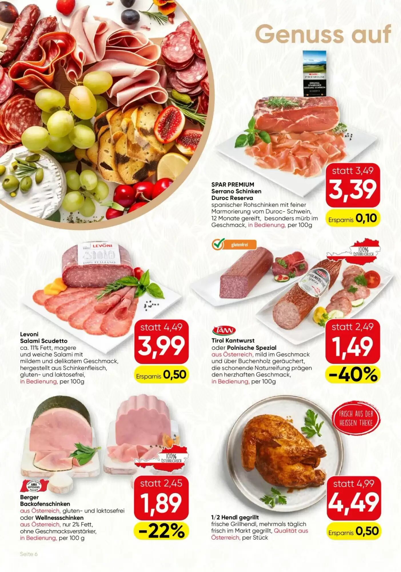 SPAR Gourmet Flugblatt (ab 18.06.2026) - Angebote und Prospekt - Seite 6