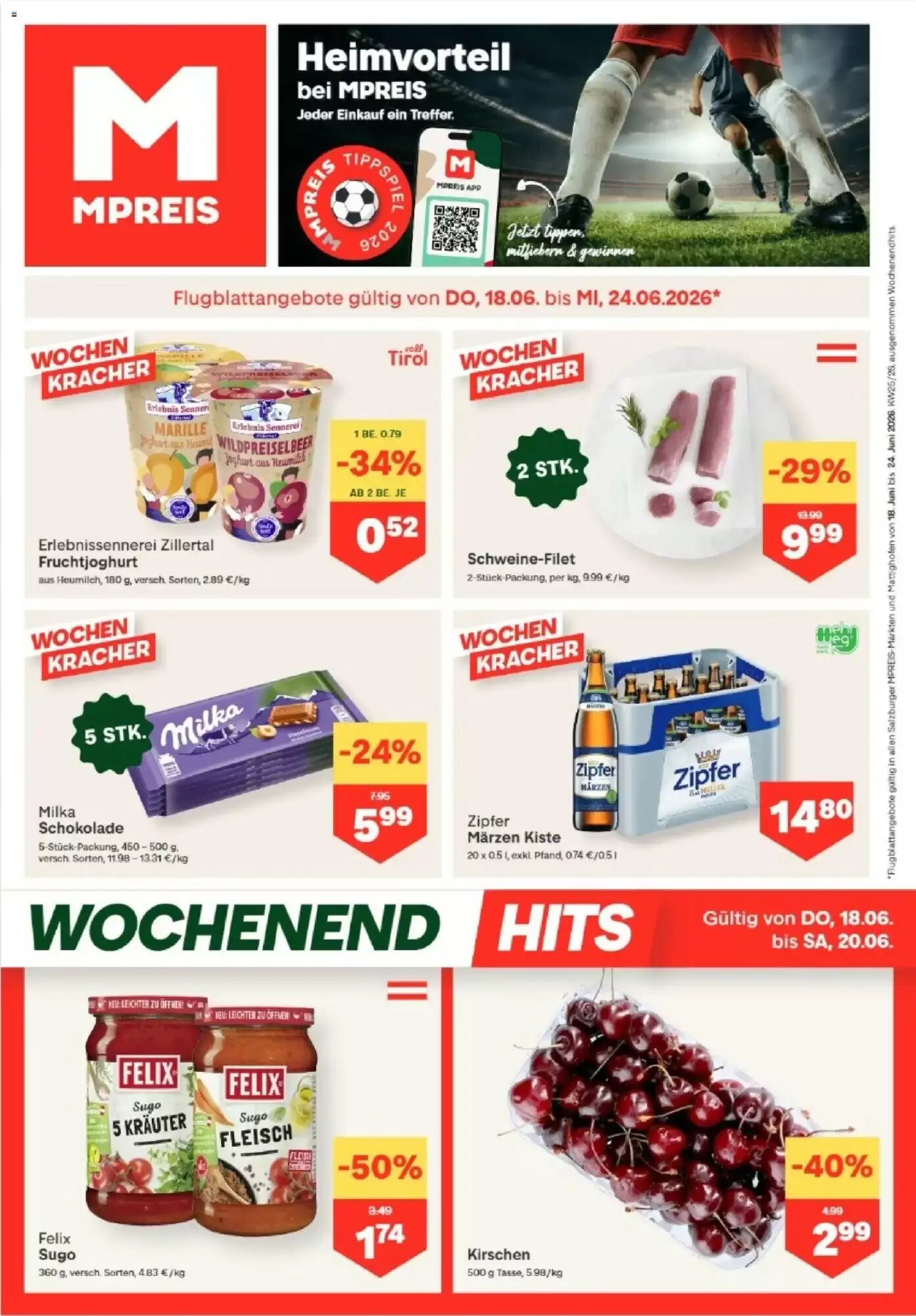 MPreis Flugblatt (ab 18.06.2026) - Angebote und Prospekt - Seite 1