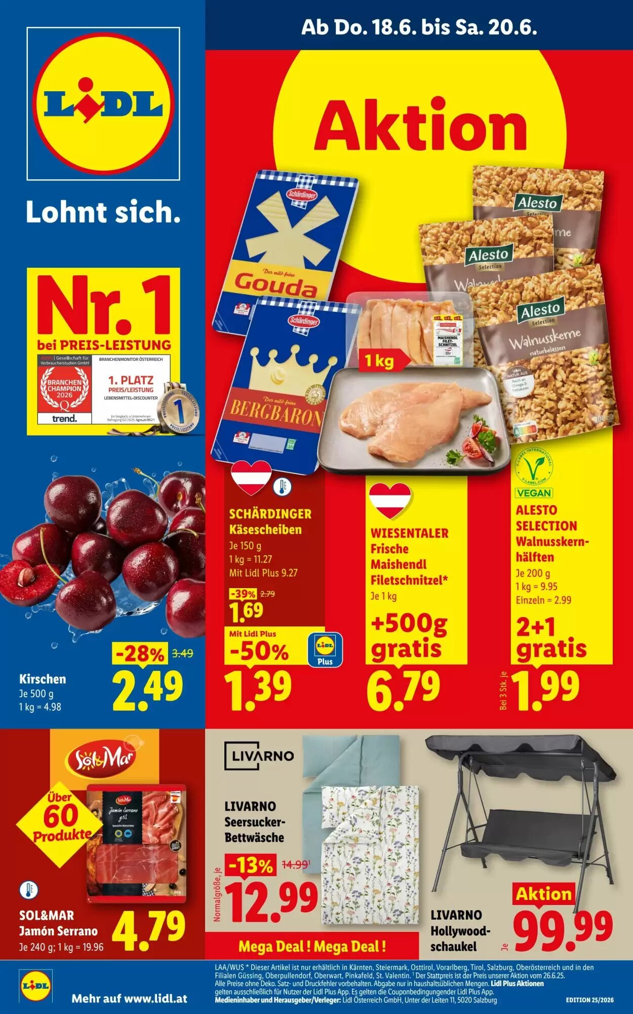 Lidl Flugblatt (ab 18.06.2026) - Angebote und Prospekt - Seite 1