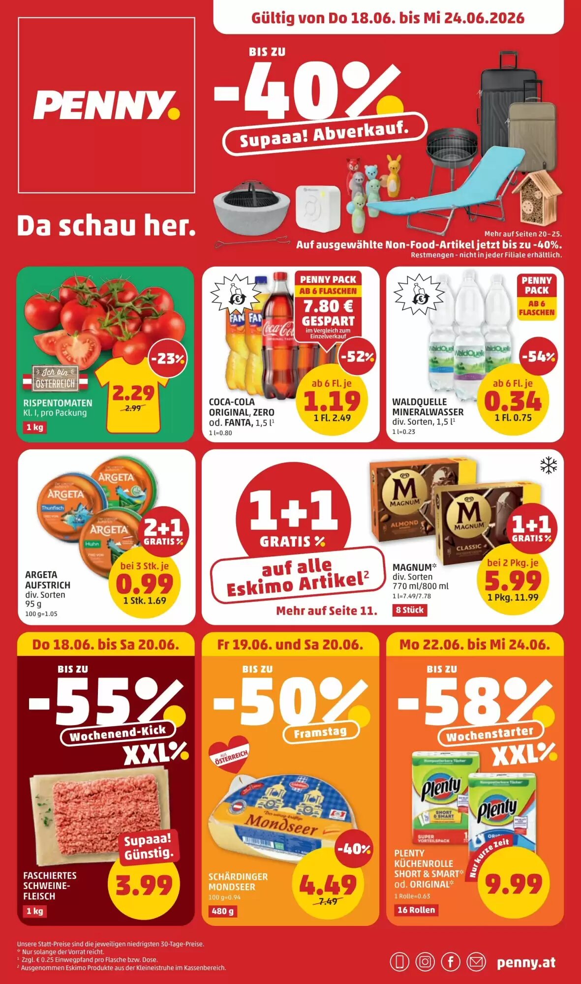 PENNY Flugblatt (ab 18.06.2026) - Angebote und Prospekt - Seite 1