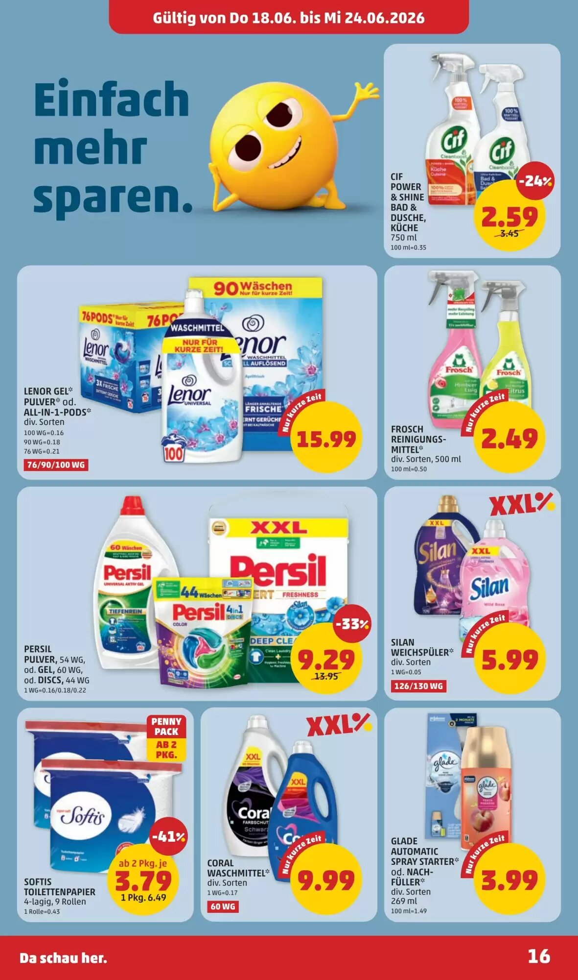 PENNY Flugblatt (ab 18.06.2026) - Angebote und Prospekt - Seite 16