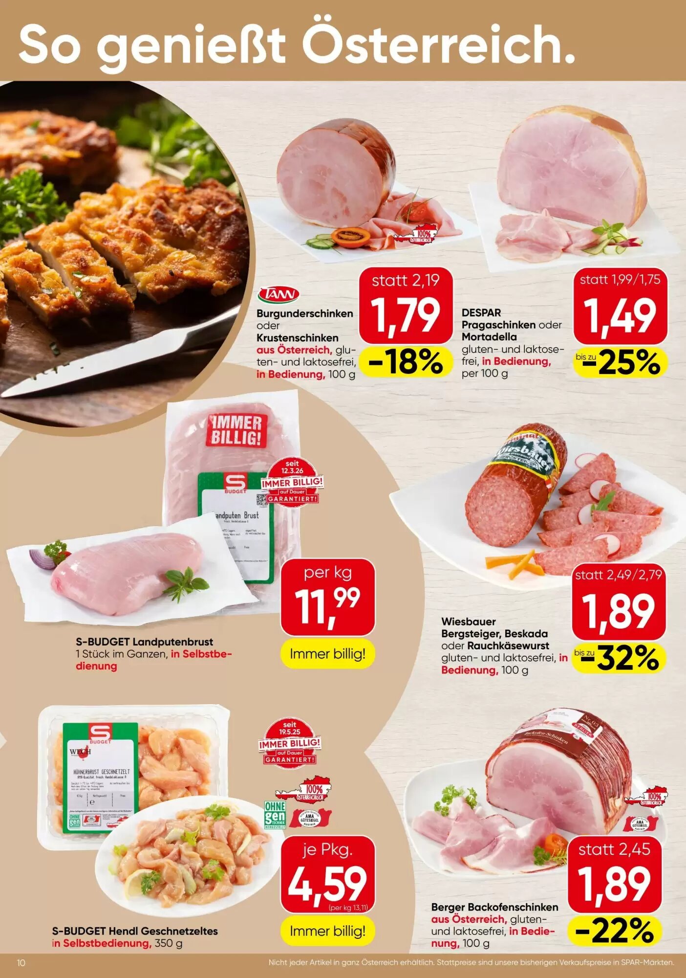 Spar Flugblatt (ab 18.06.2026) - Angebote und Prospekt - Seite 10
