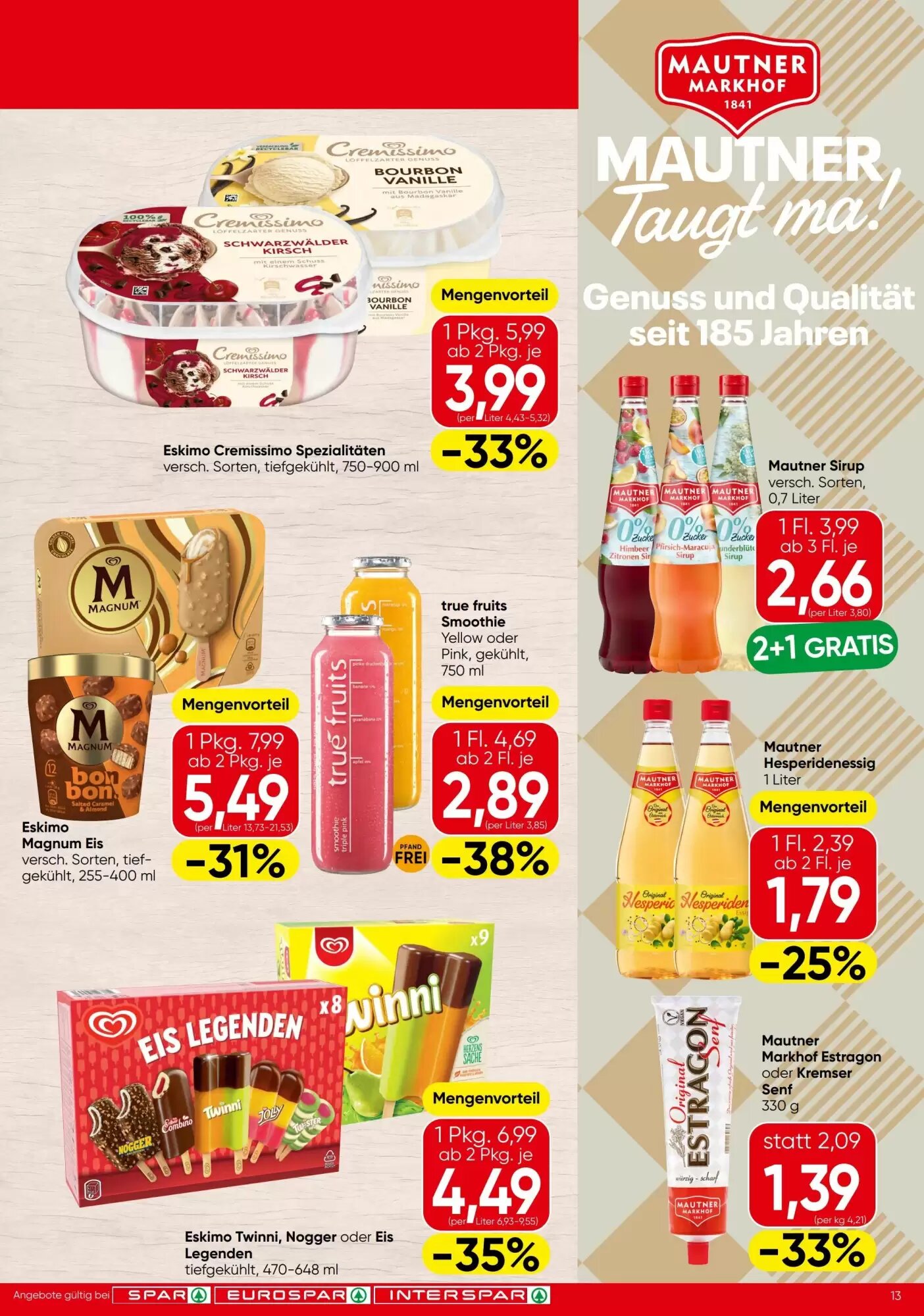 Spar Flugblatt (ab 18.06.2026) - Angebote und Prospekt - Seite 13