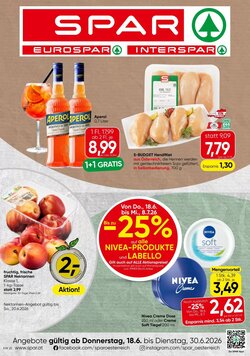 Spar Flugblatt (ab 18.06.2026) - Angebote und Prospekt
