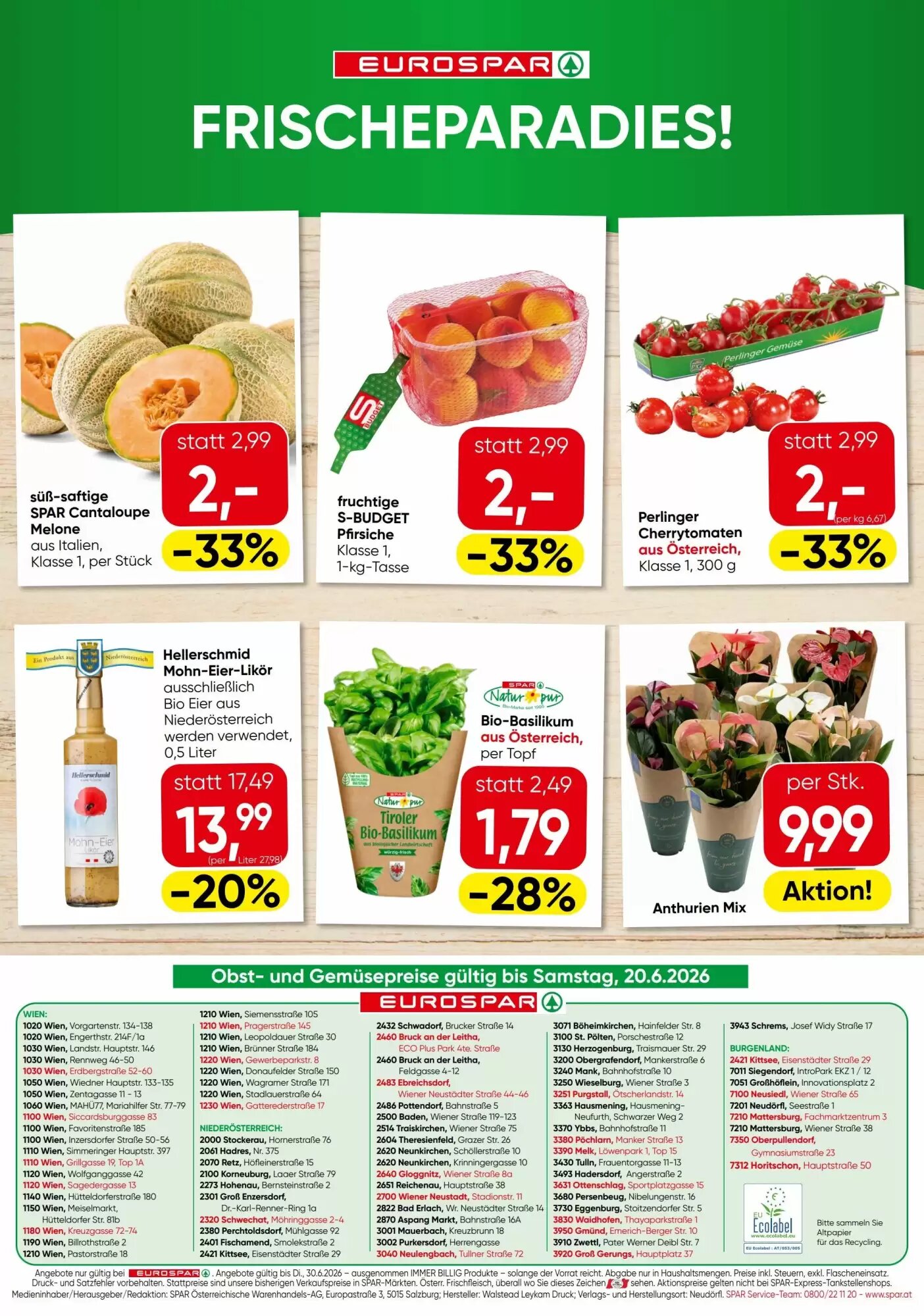 Eurospar Flugblatt (ab 18.06.2026) - Angebote und Prospekt - Seite 16