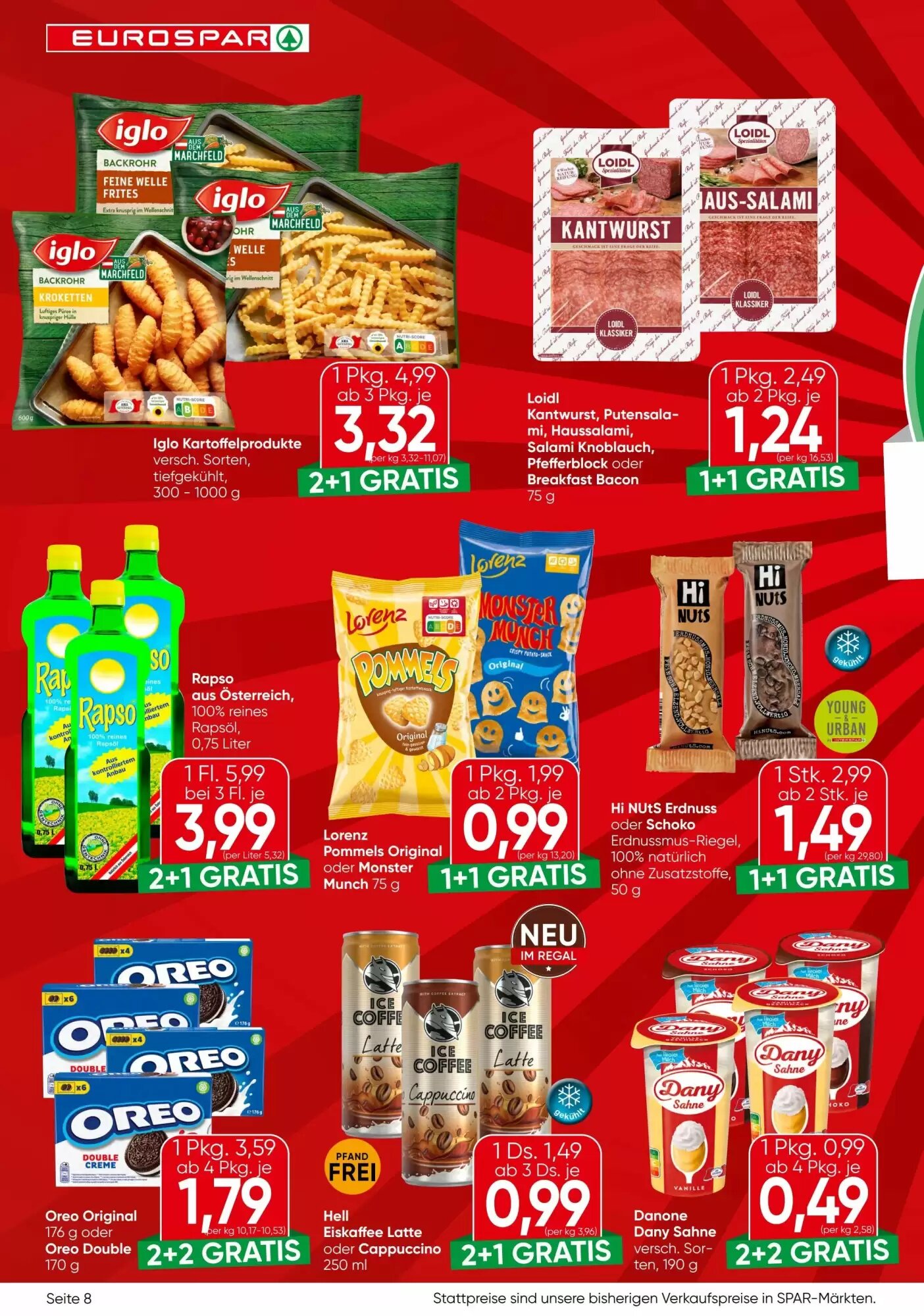 Eurospar Flugblatt (ab 18.06.2026) - Angebote und Prospekt - Seite 8