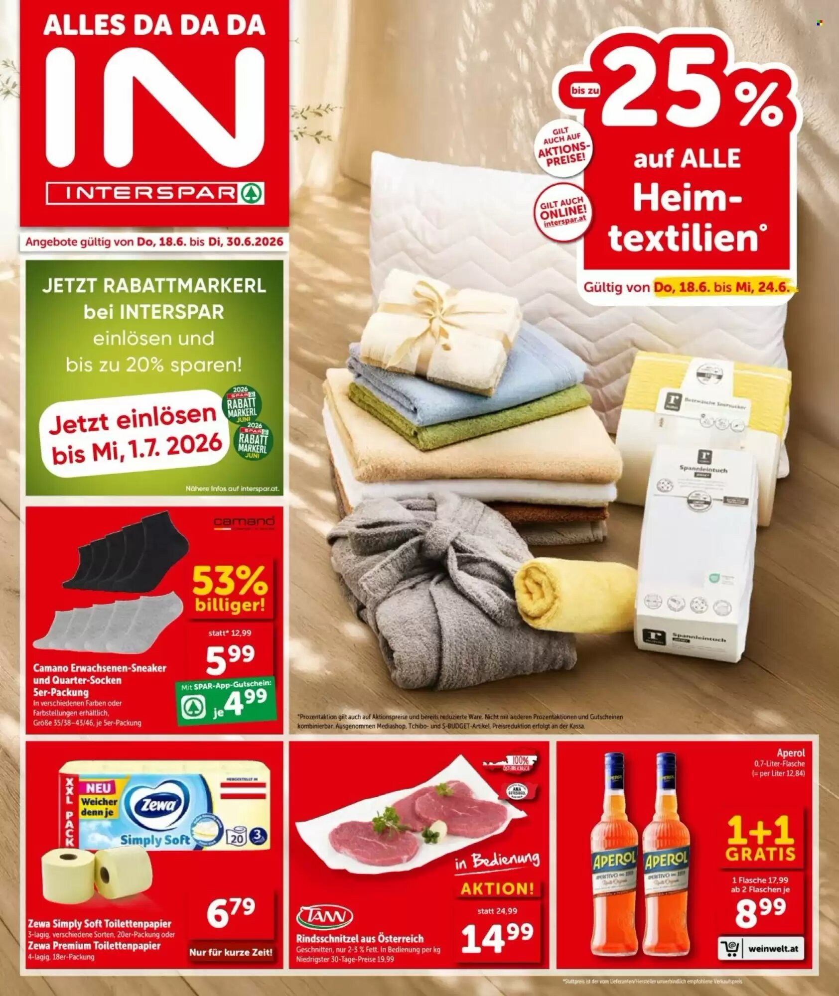 Interspar Flugblatt (ab 18.06.2026) - Angebote und Prospekt - Seite 1